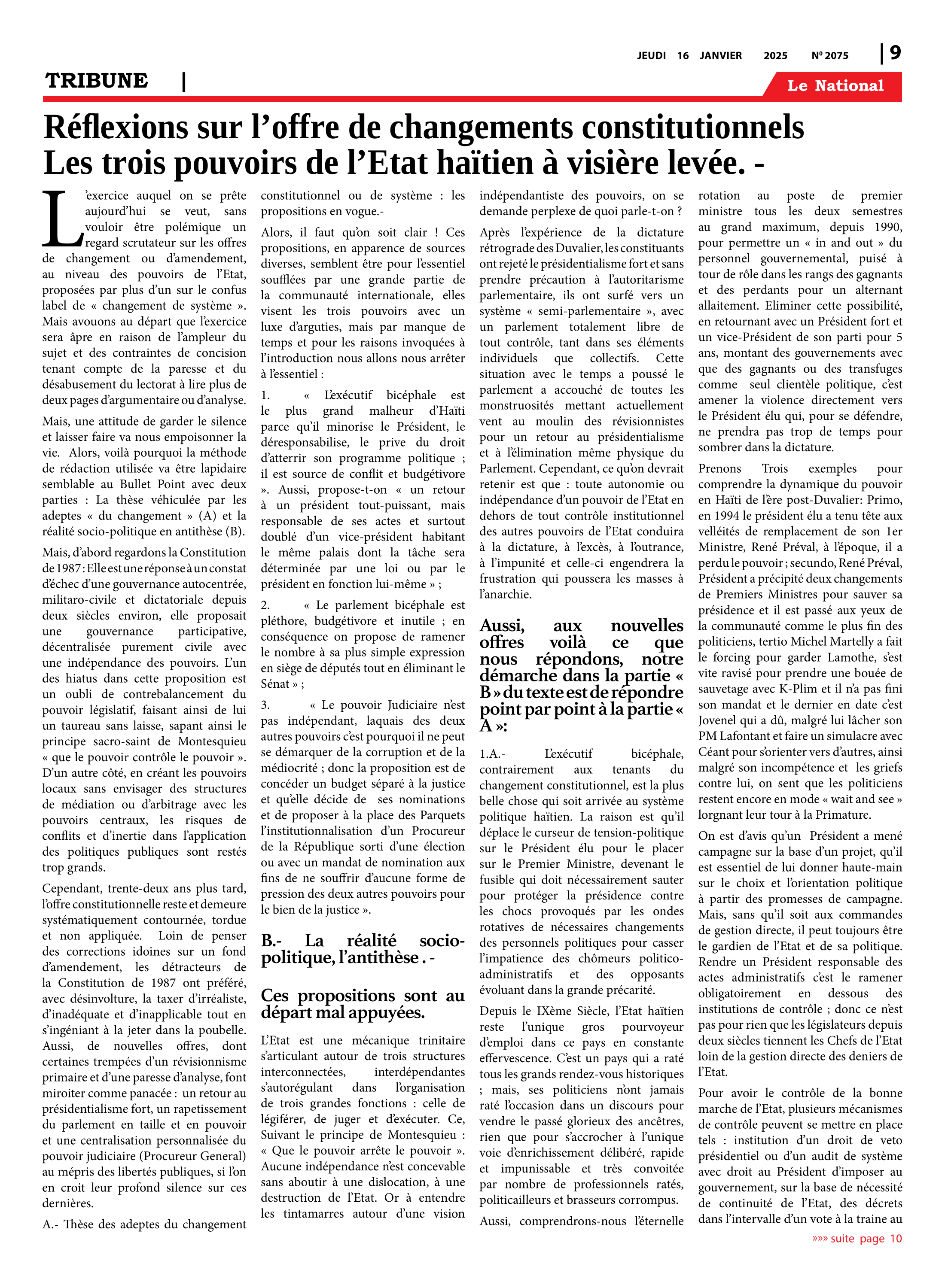 Page 9 de l'édition 2075