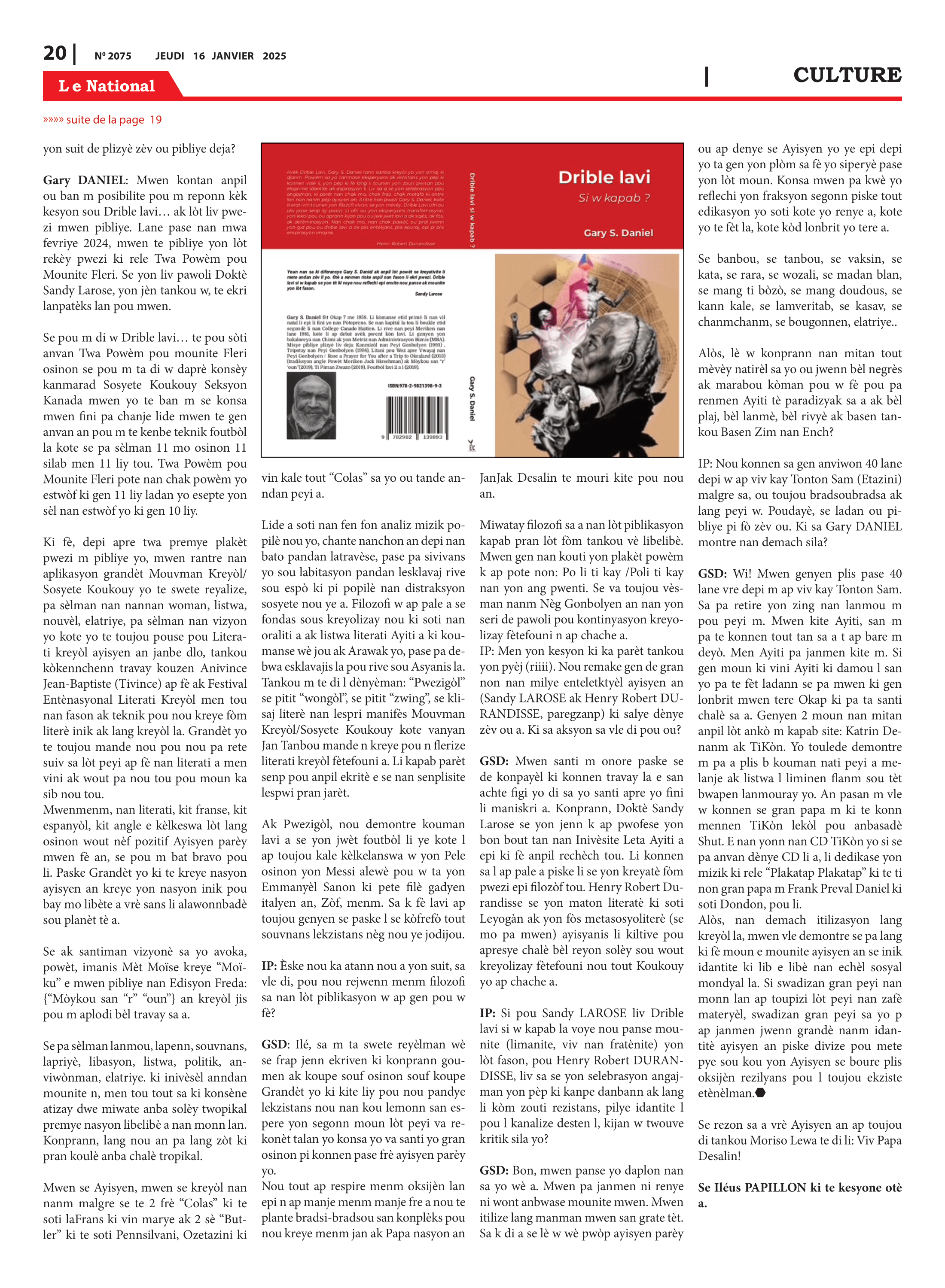 Page 20 de l'édition 2075