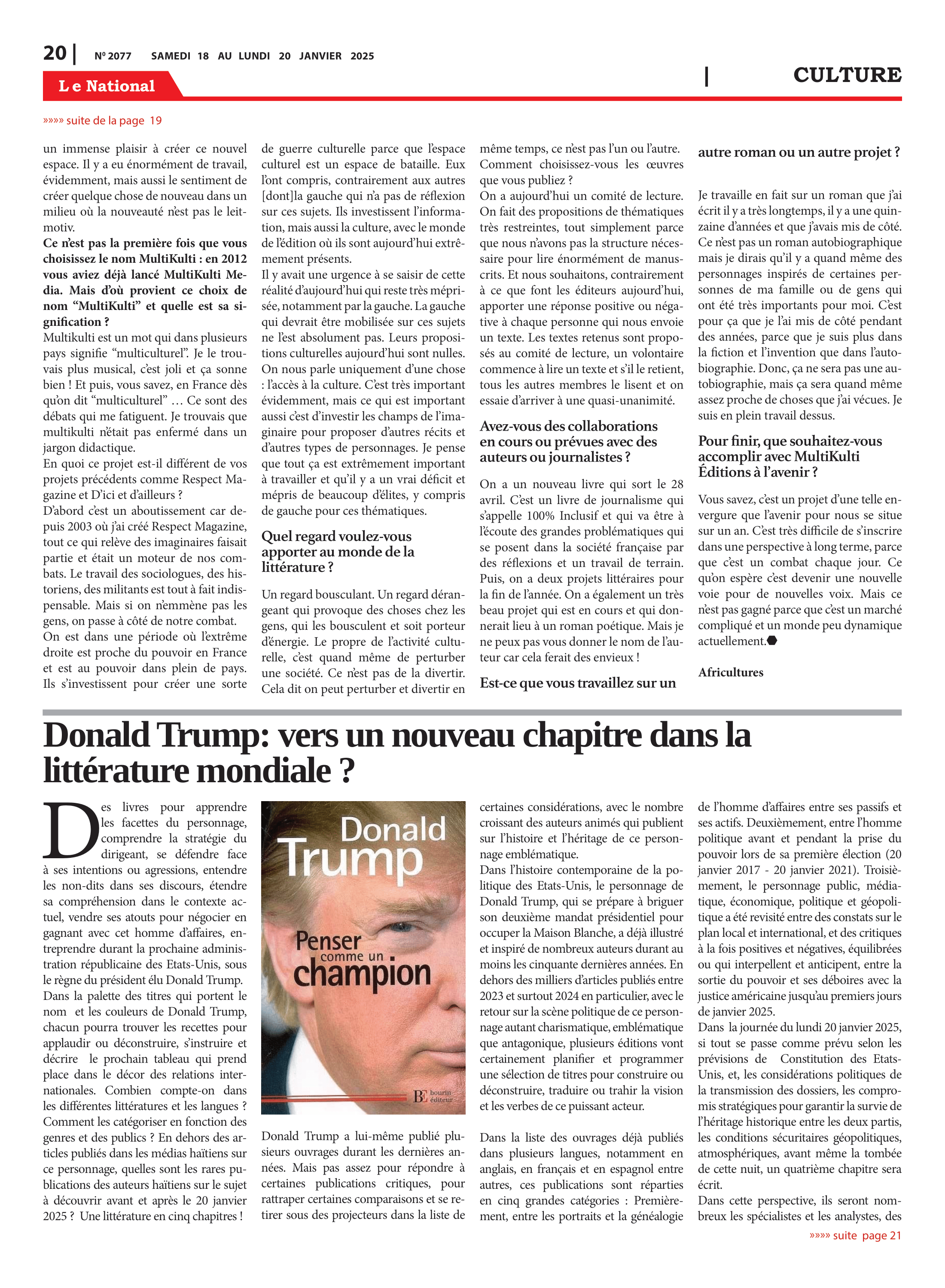 Page 20 de l'édition 2077