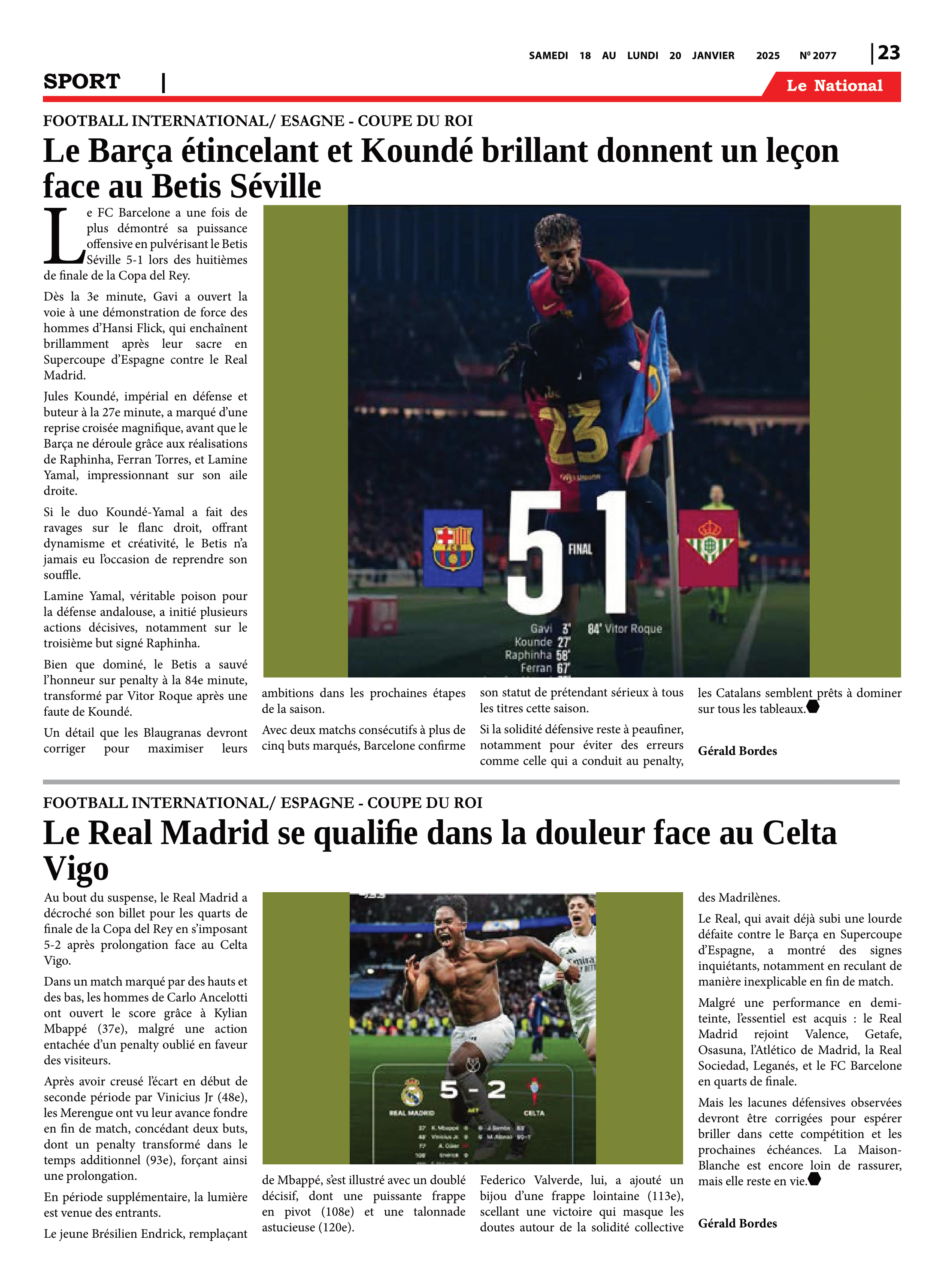Page 23 de l'édition 2077
