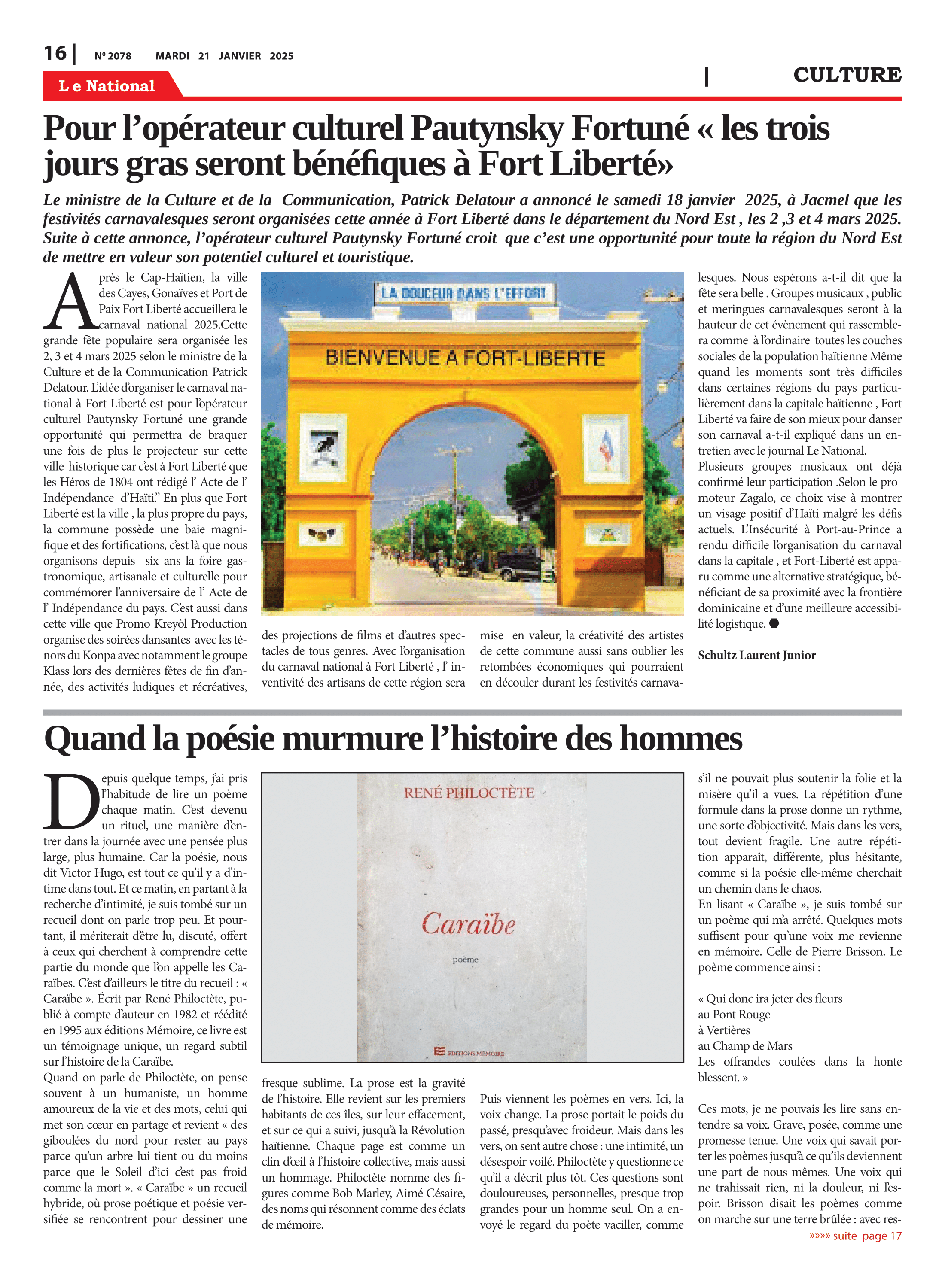 Page 16 de l'édition 2078