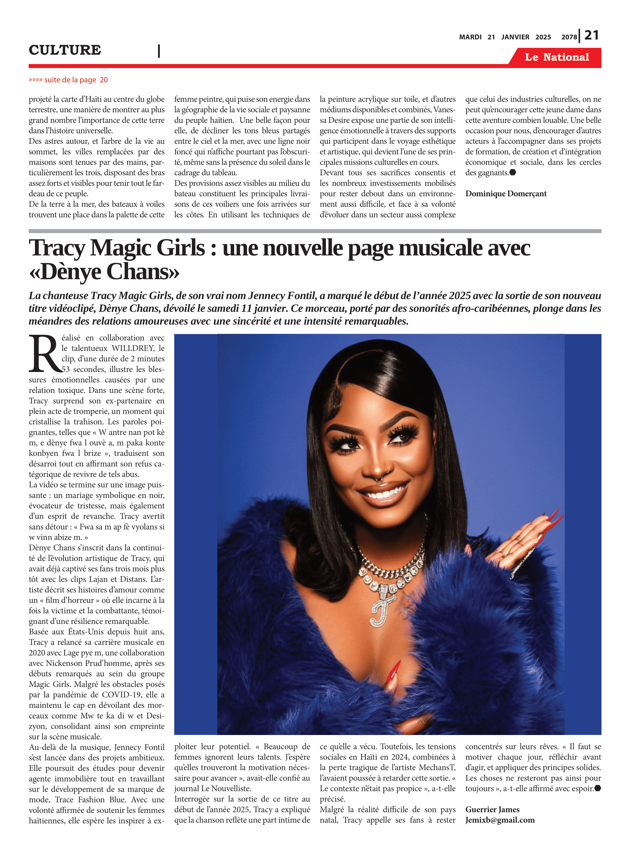 Page 21 de l'édition 2078