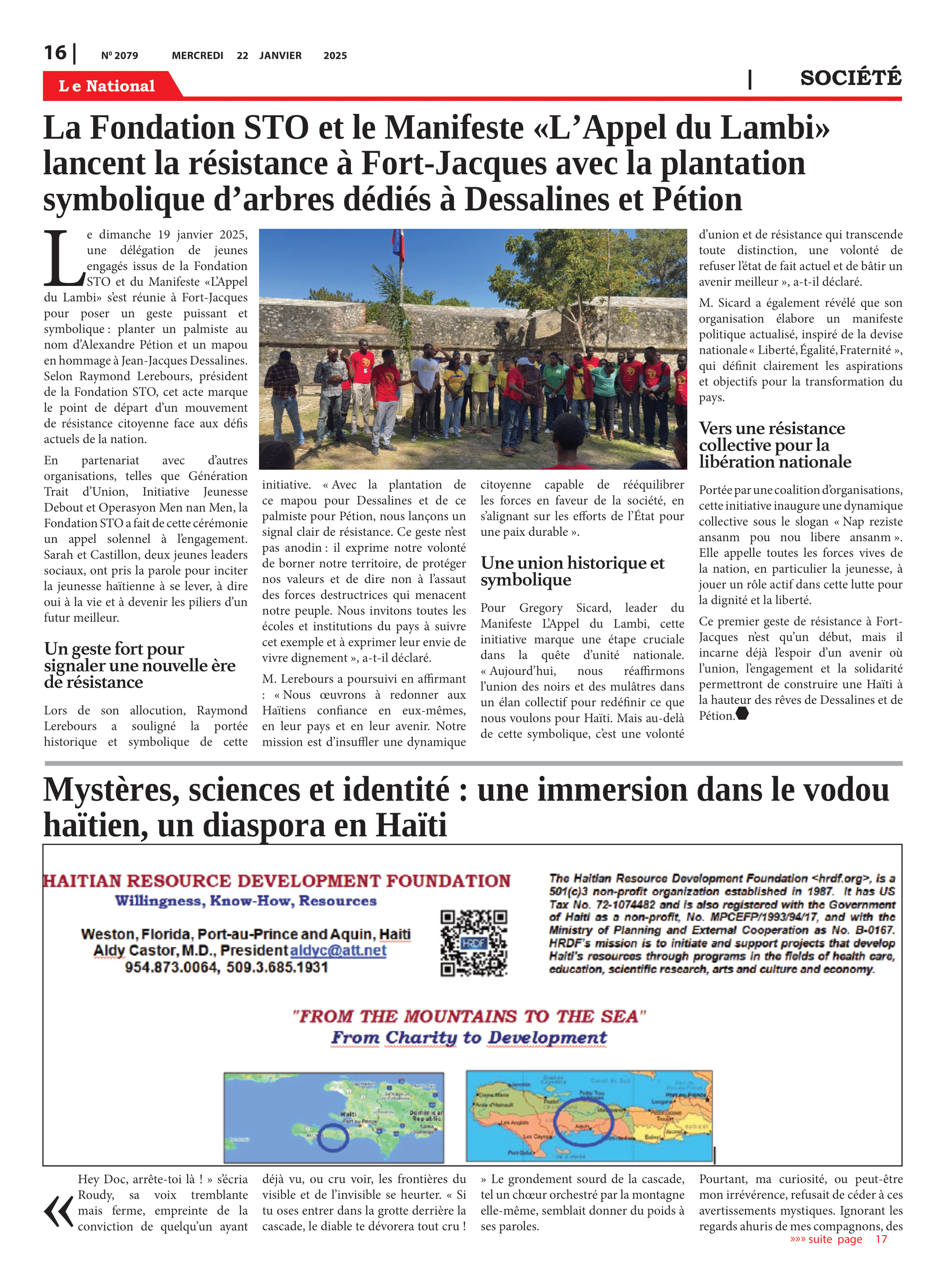 Page 16 de l'édition 2079