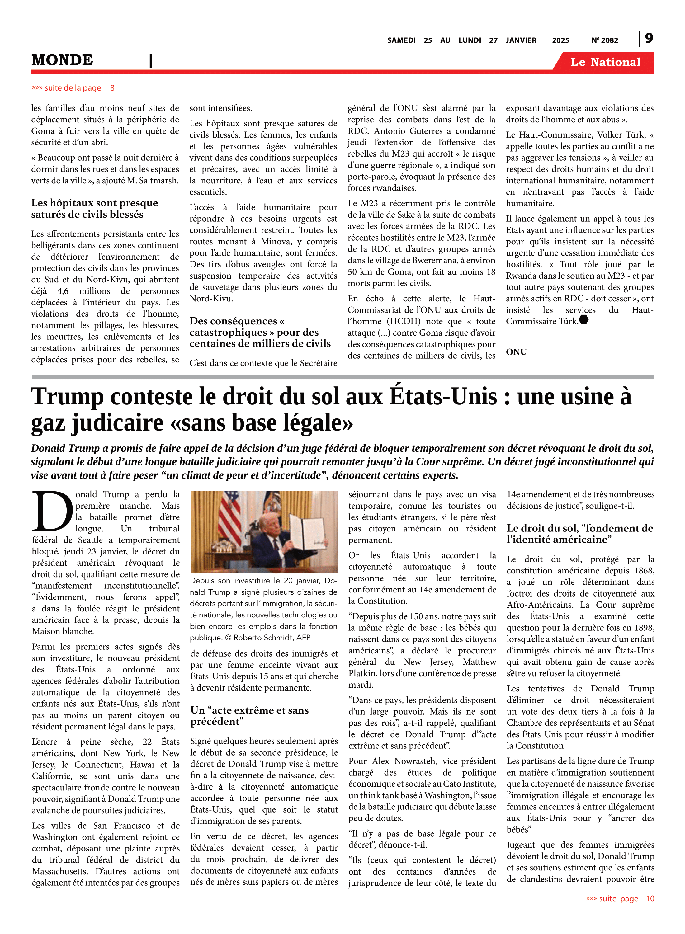 Page 9 de l'édition 2082