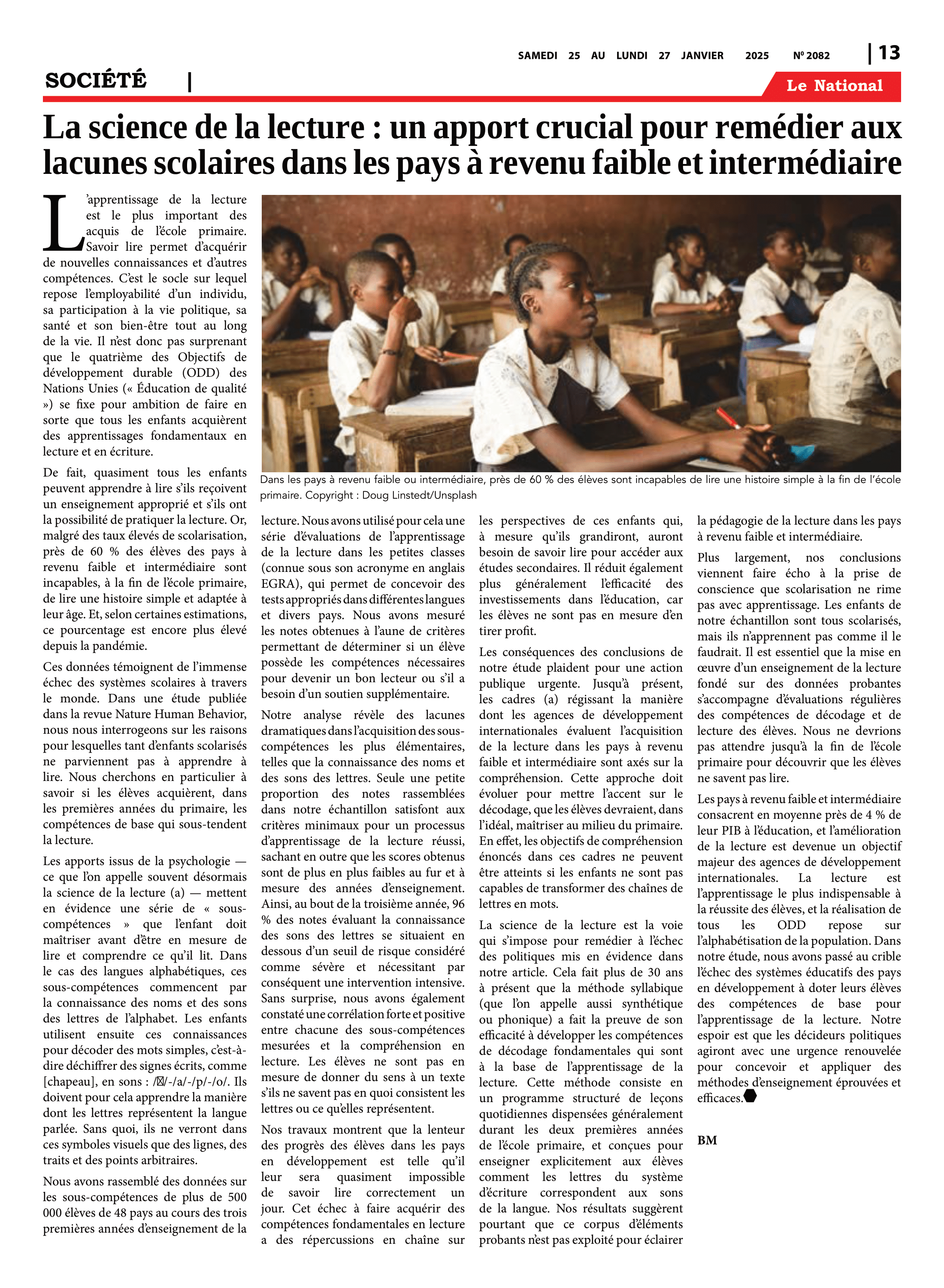 Page 13 de l'édition 2082
