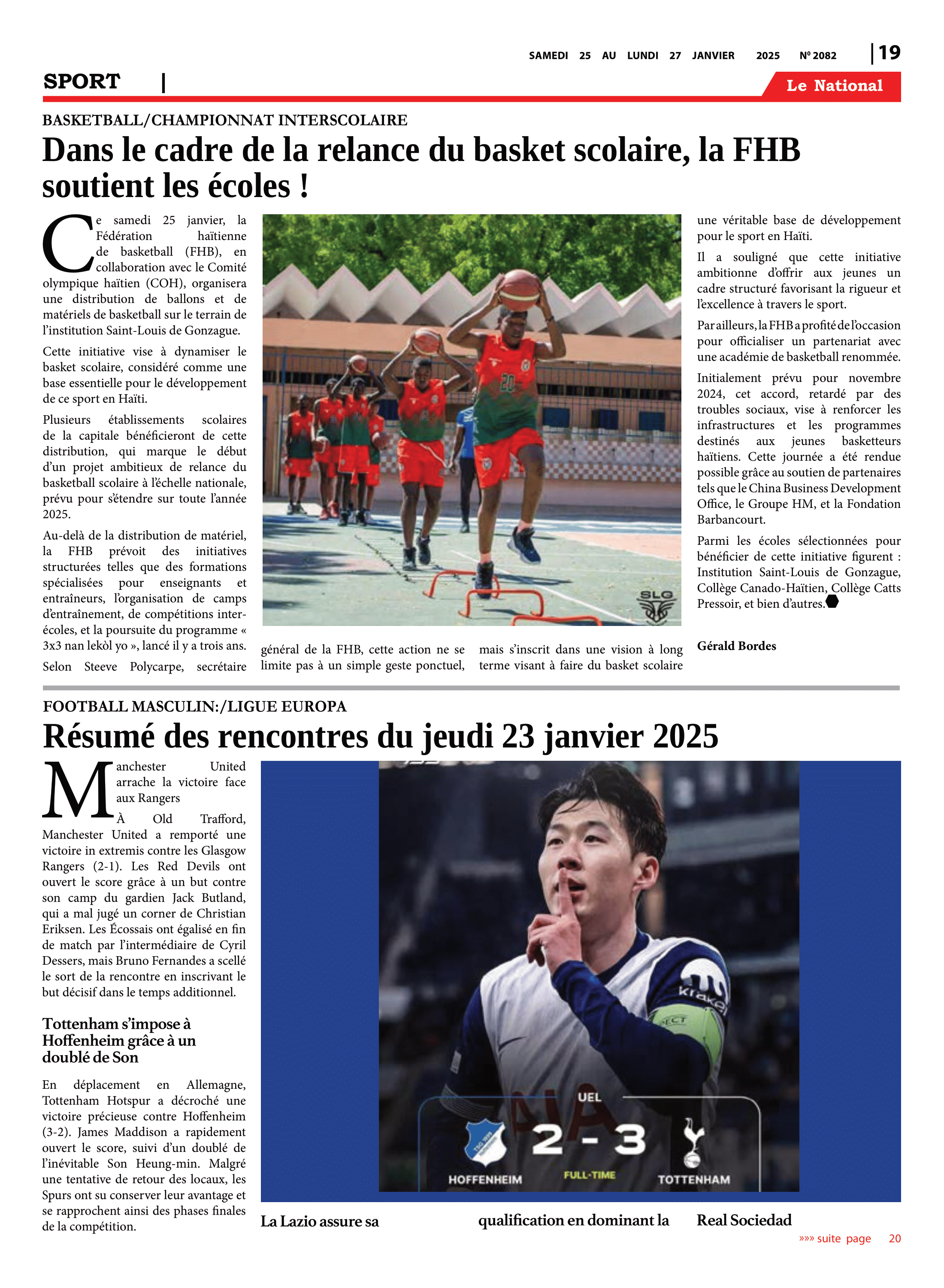 Page 19 de l'édition 2082