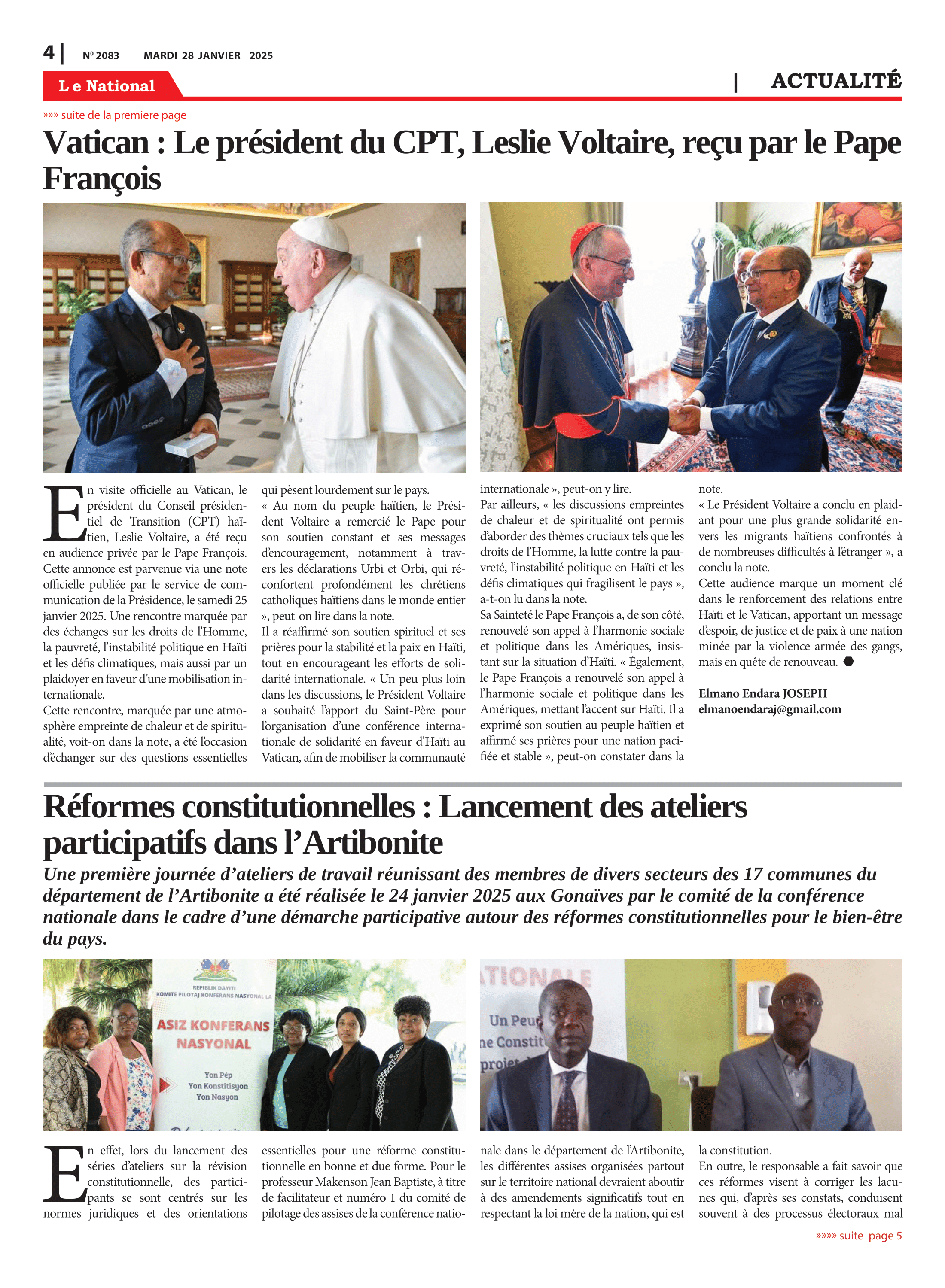 Page 4 de l'édition 2083