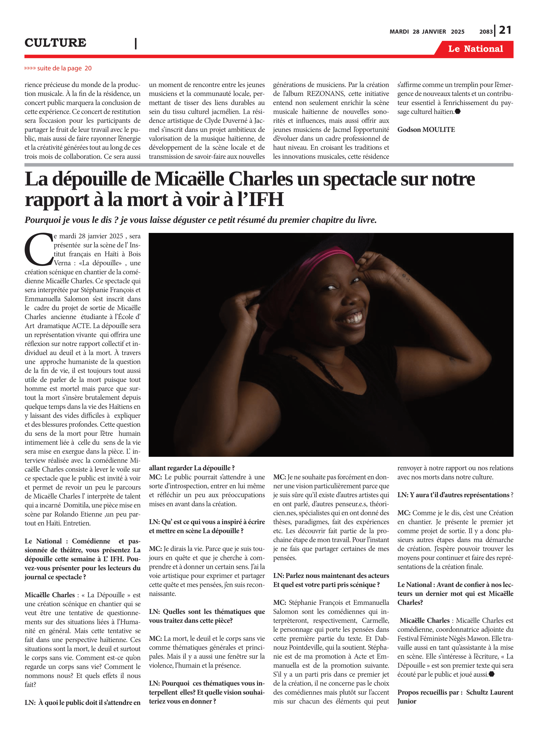 Page 21 de l'édition 2083