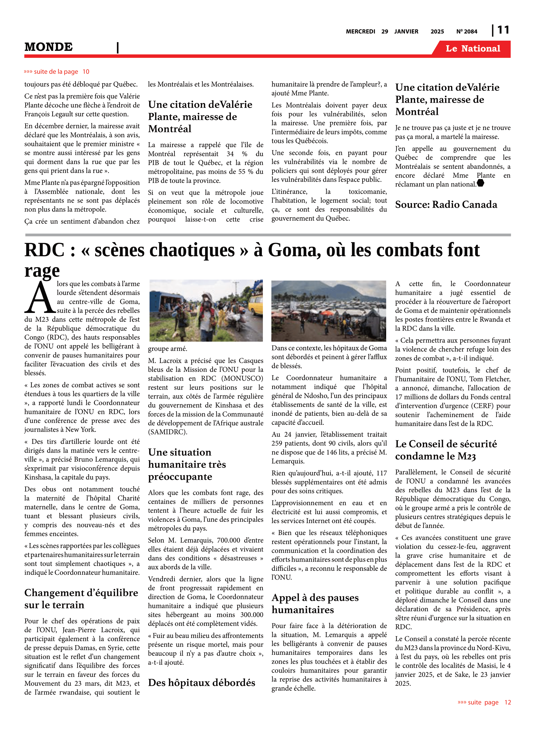 Page 11 de l'édition 2084