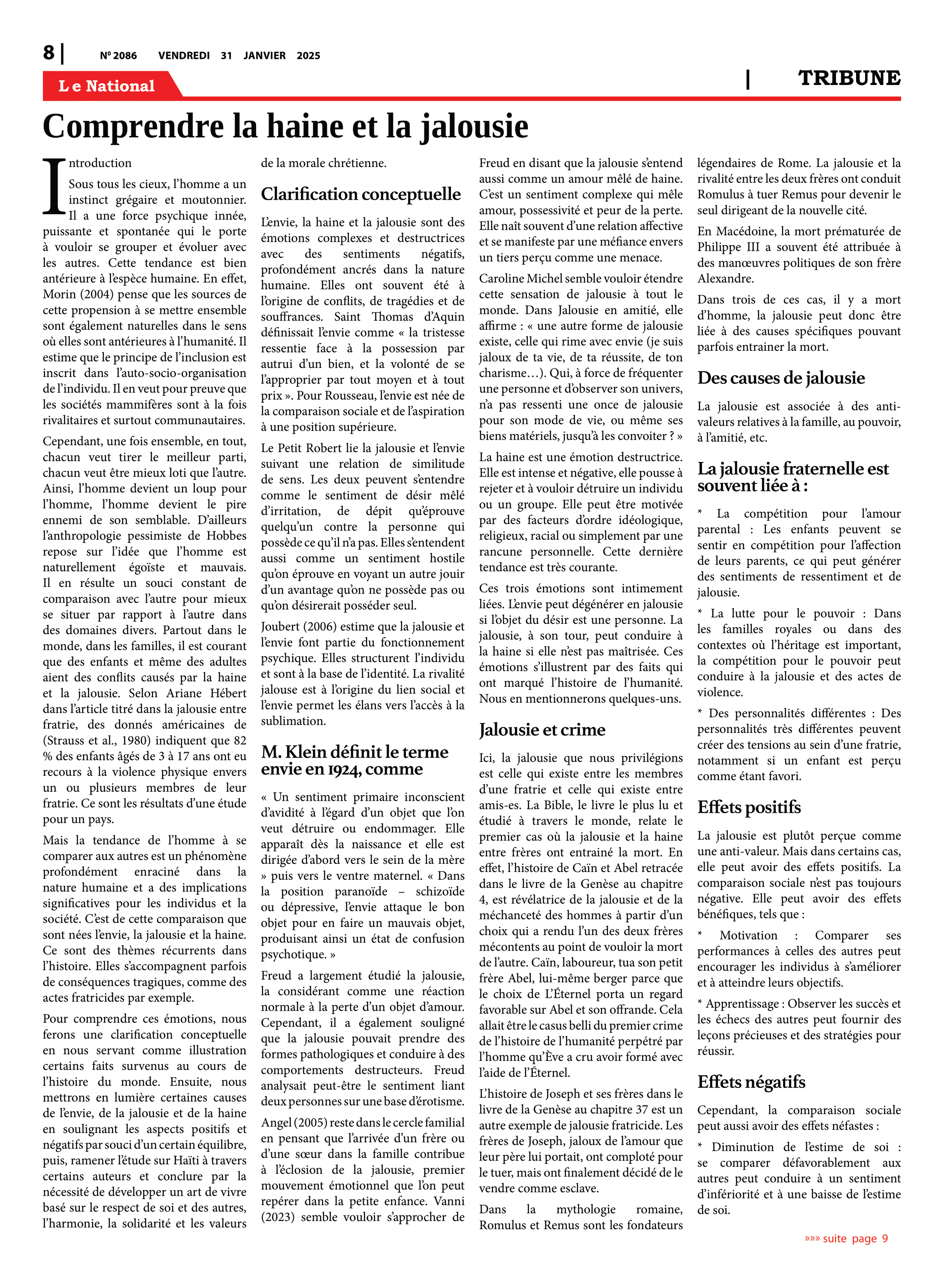 Page 8 de l'édition 2086