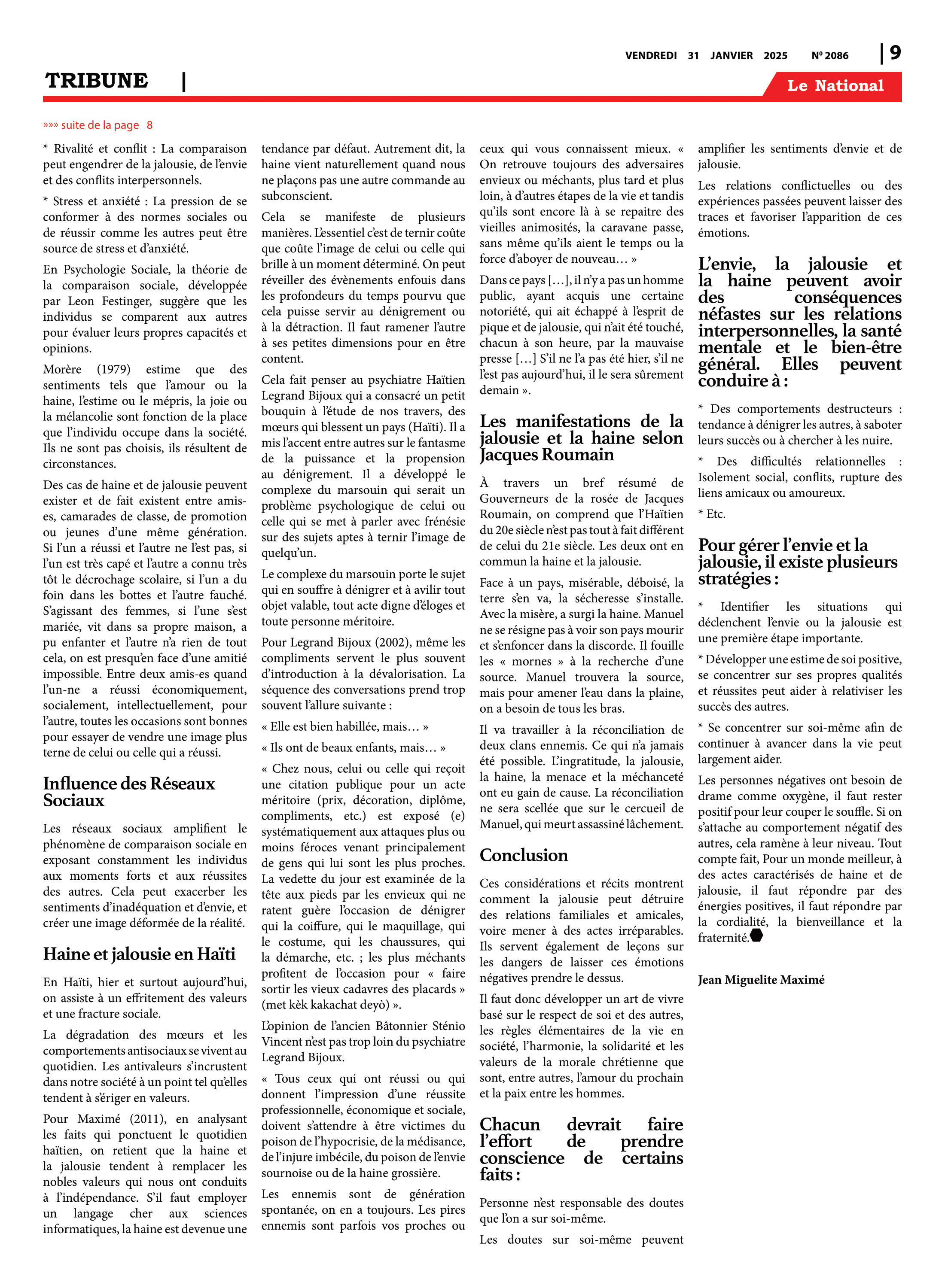 Page 9 de l'édition 2086
