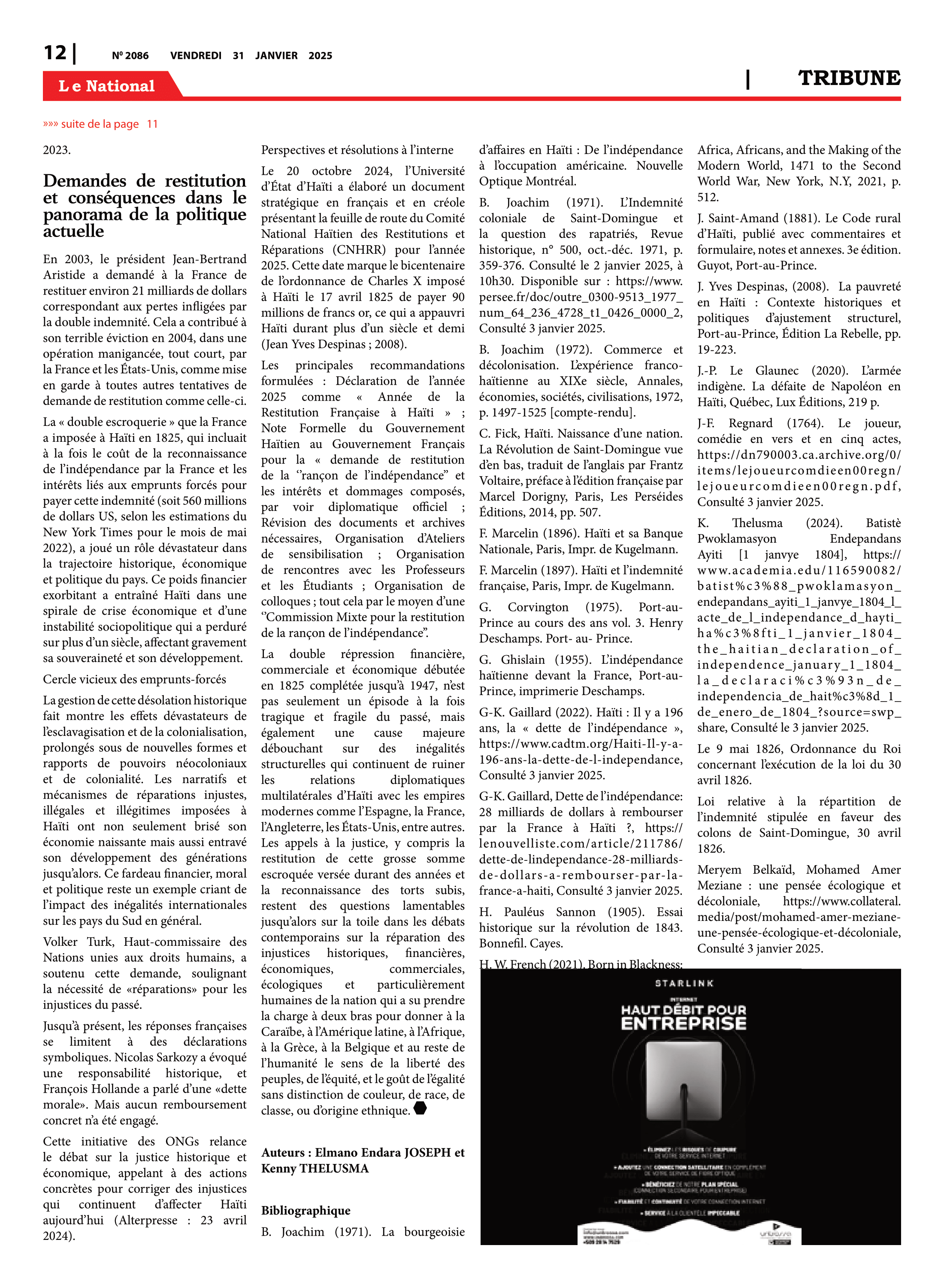 Page 12 de l'édition 2086
