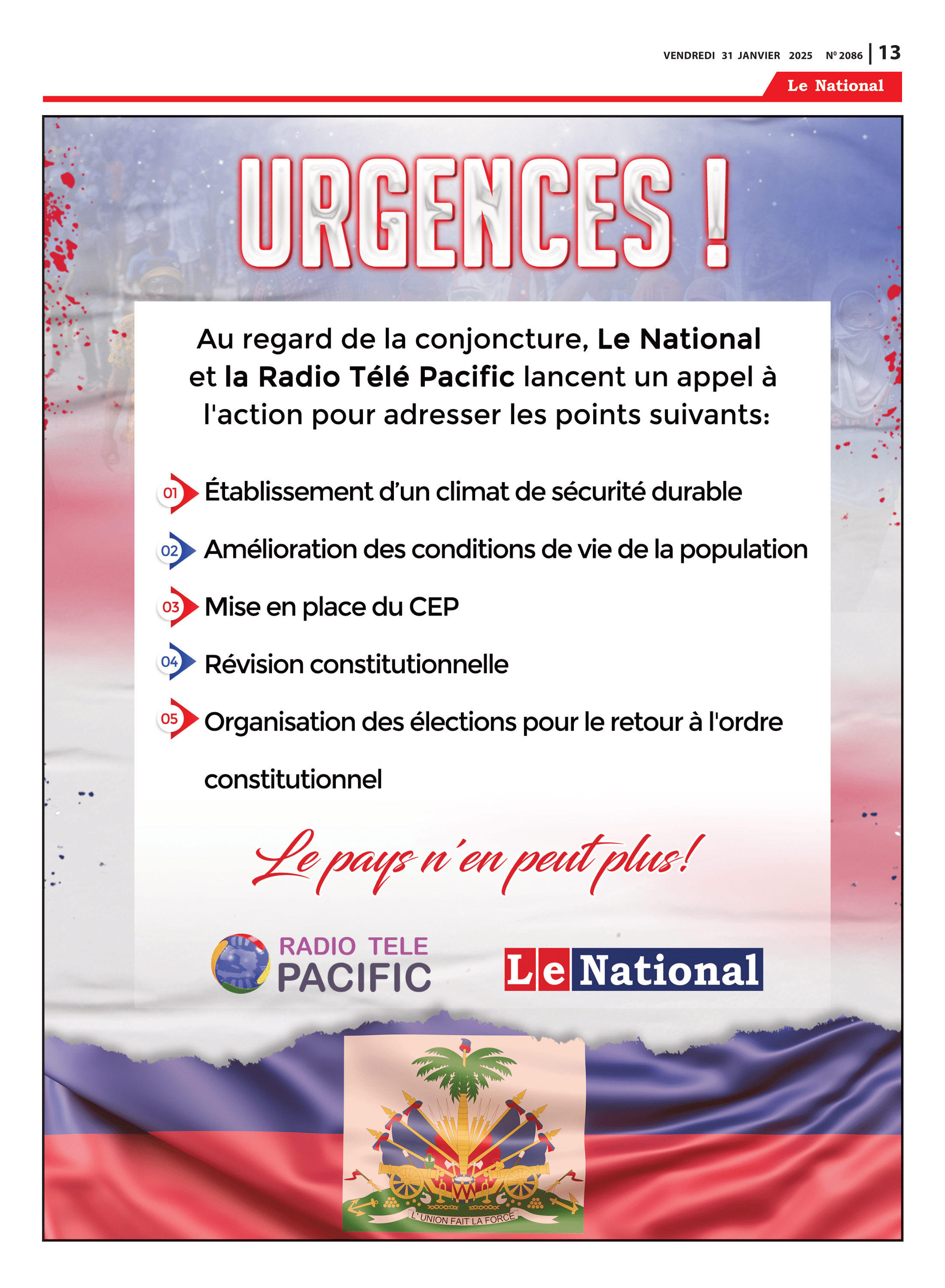 Page 13 de l'édition 2086