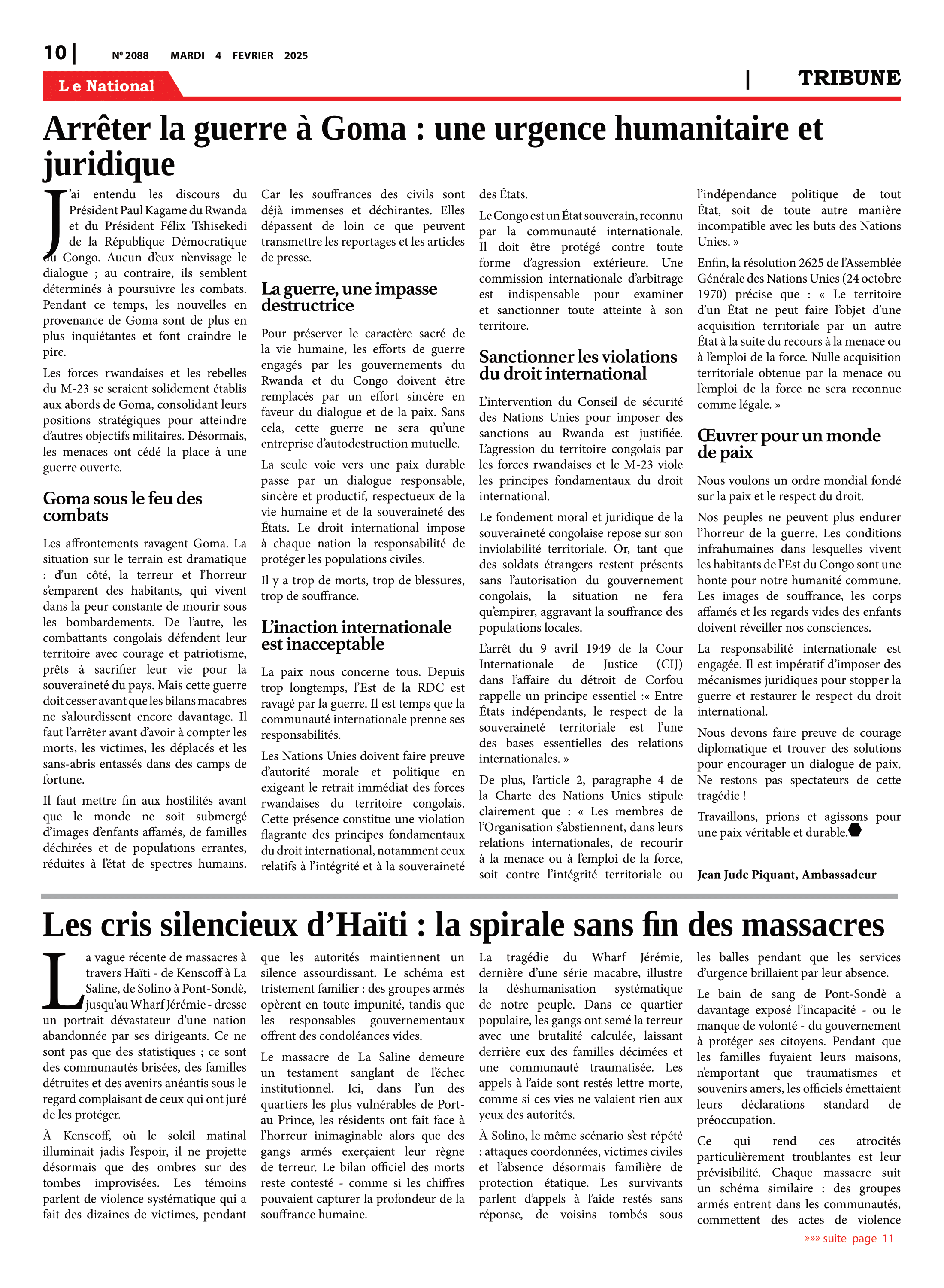 Page 10 de l'édition 2088