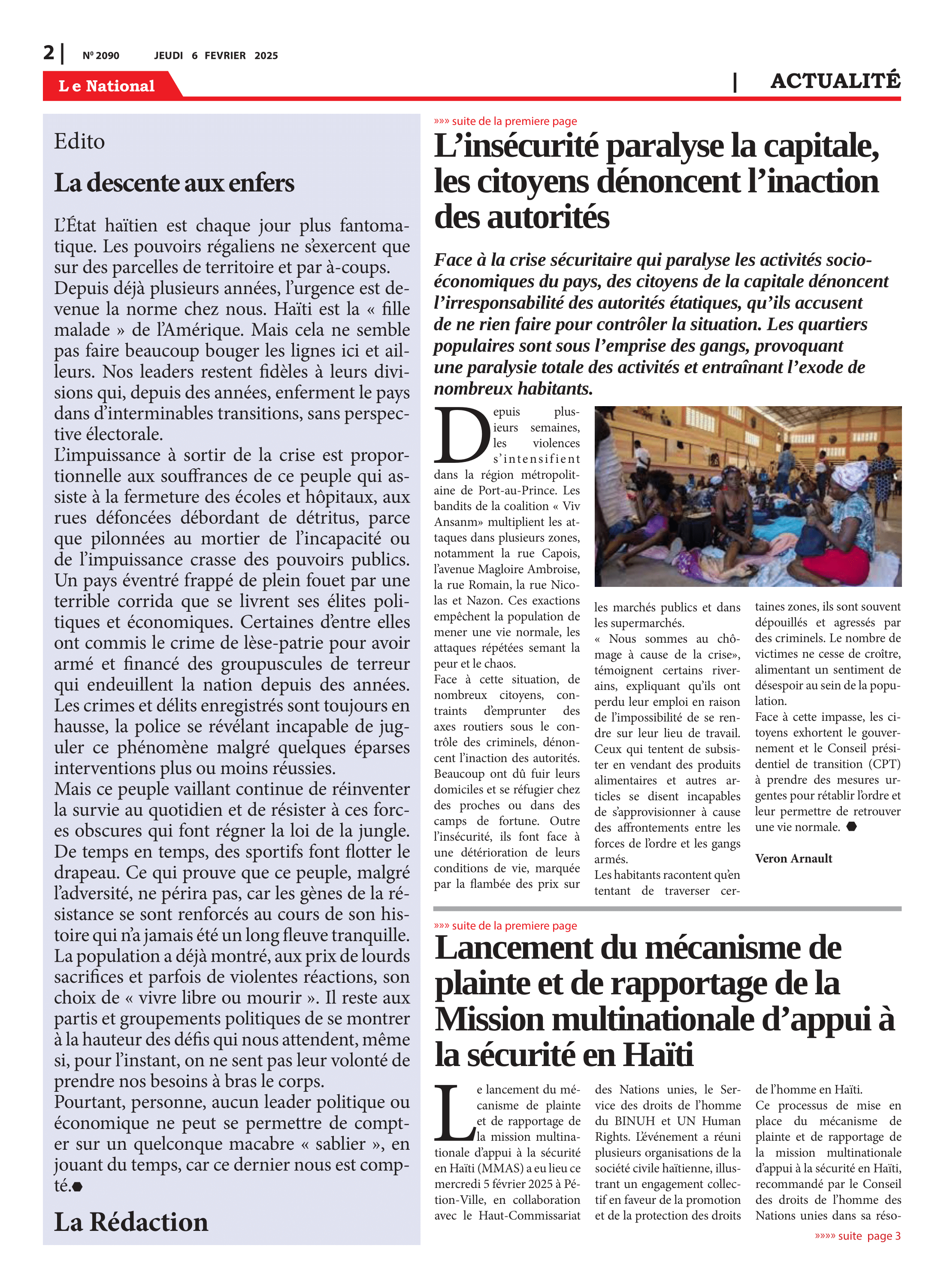 Page 2 de l'édition 2090