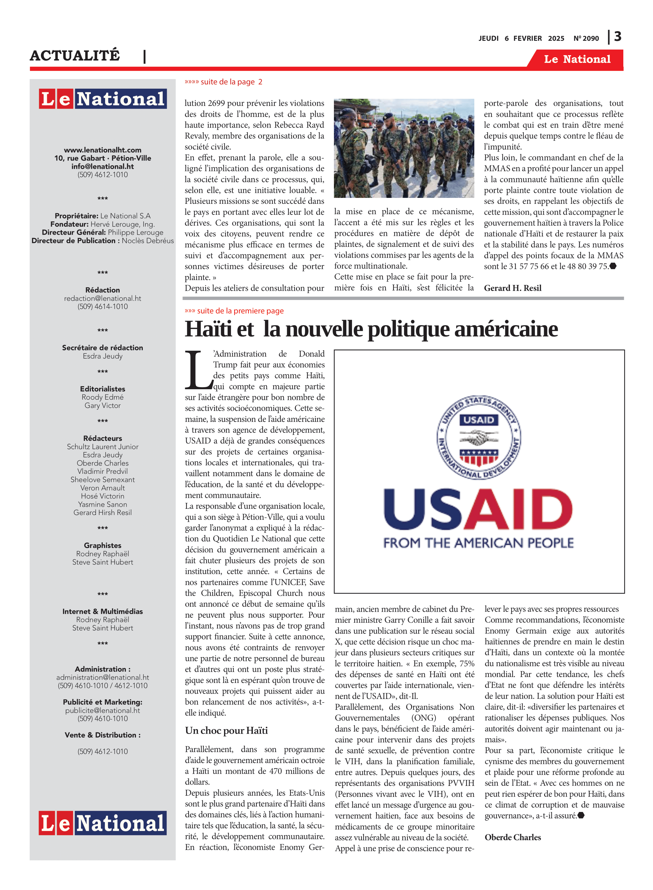 Page 3 de l'édition 2090