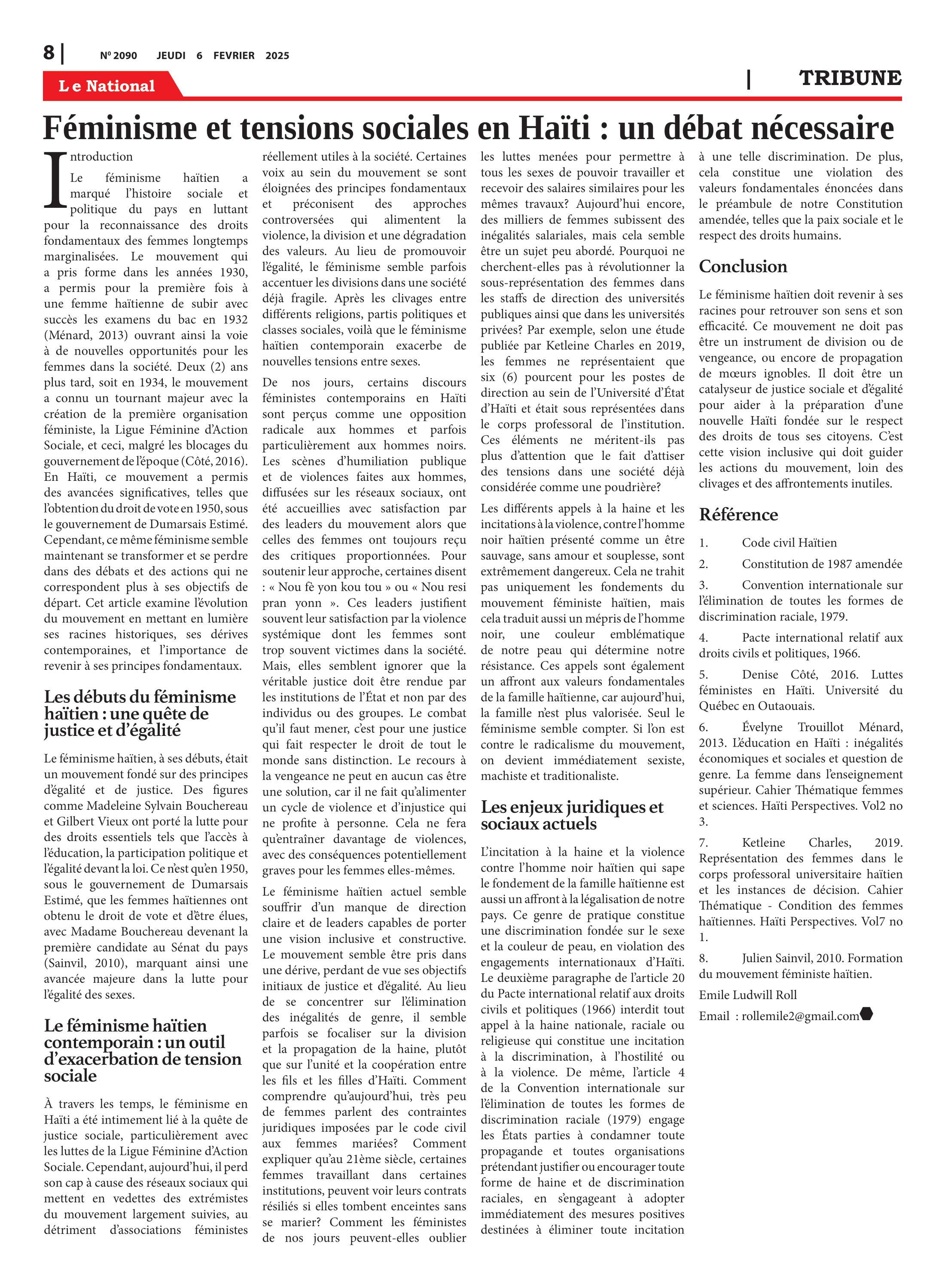 Page 8 de l'édition 2090