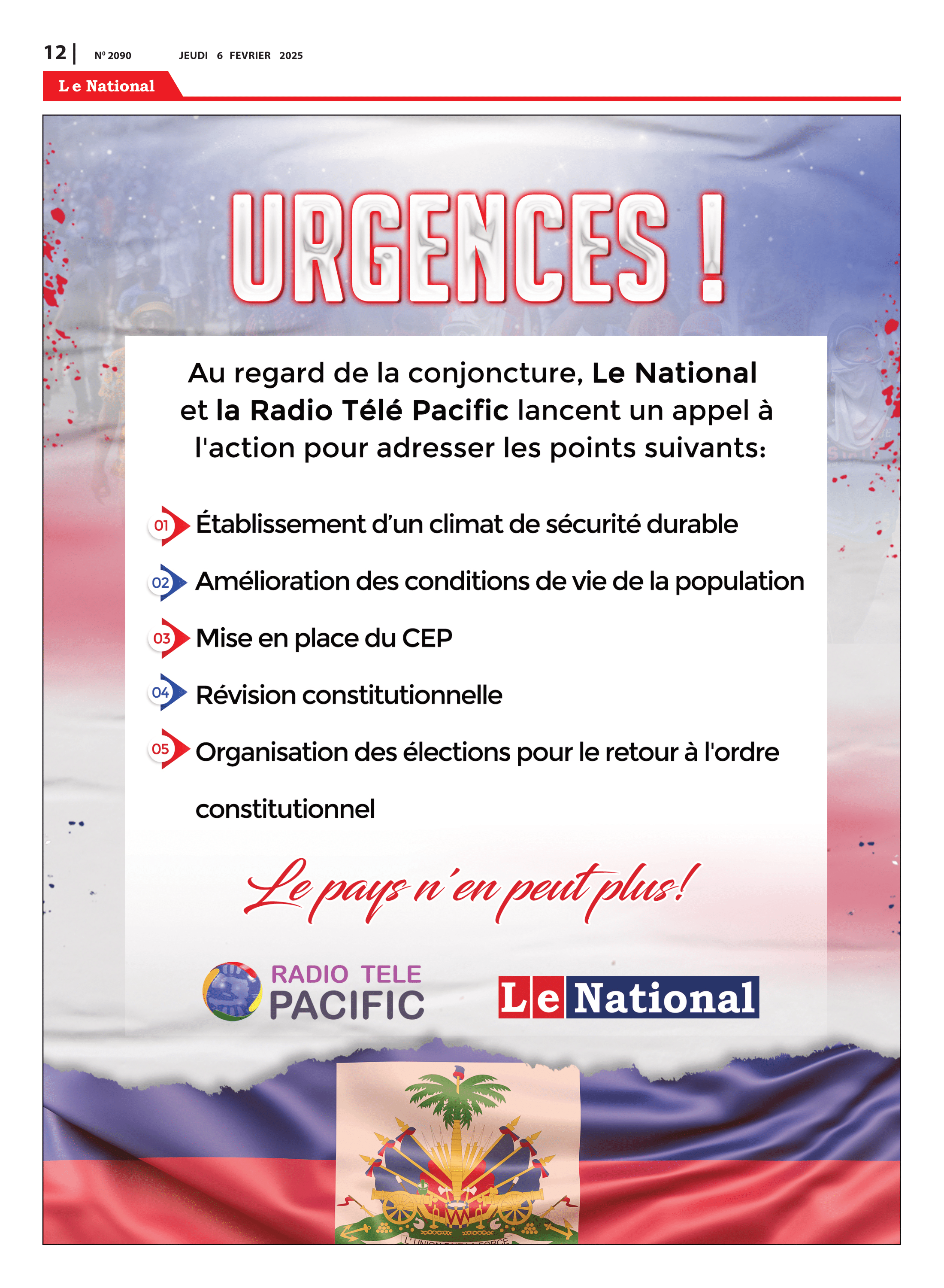 Page 12 de l'édition 2090