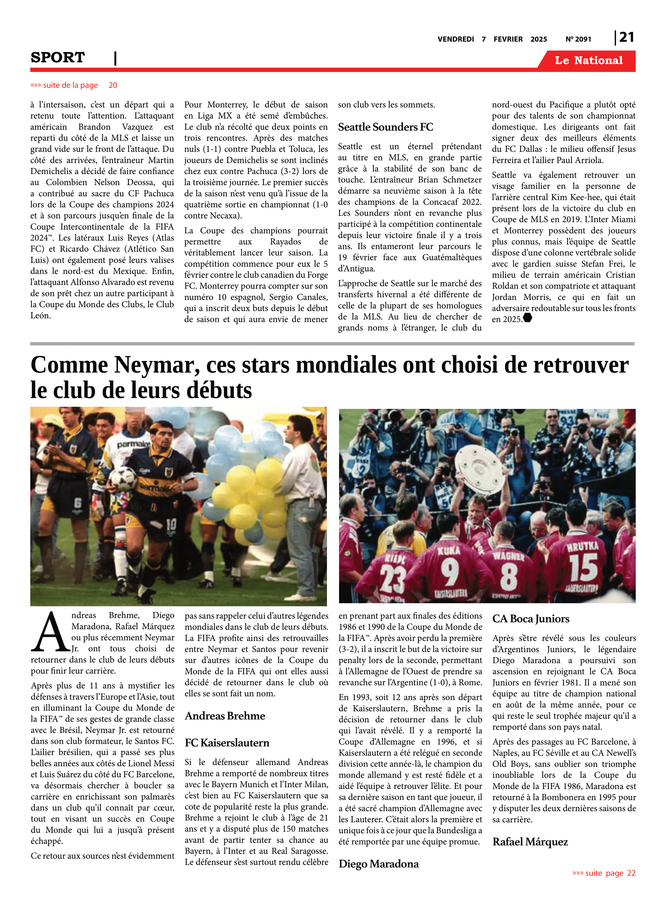 Page 21 de l'édition 2091