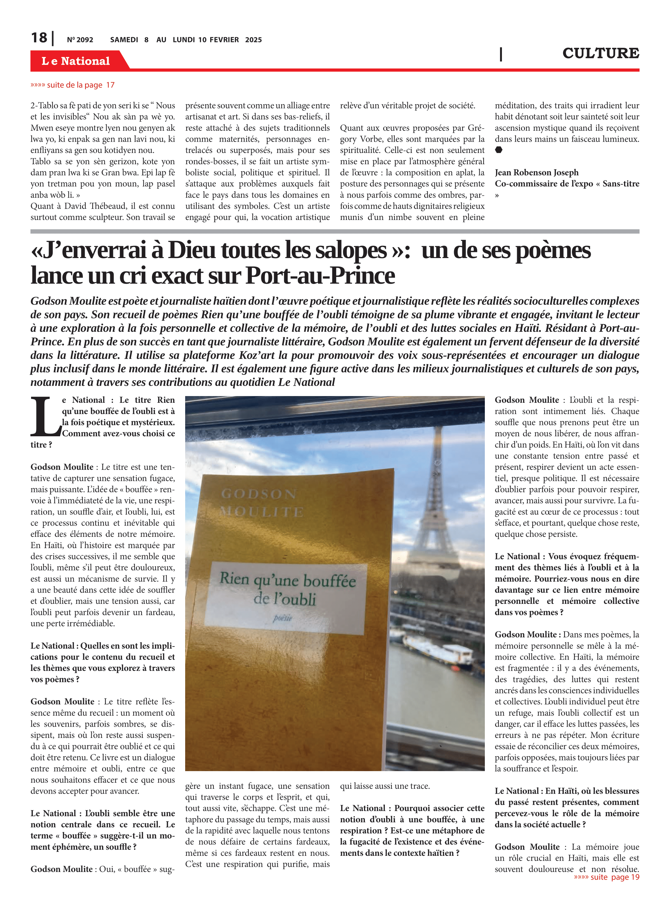 Page 18 de l'édition 2092