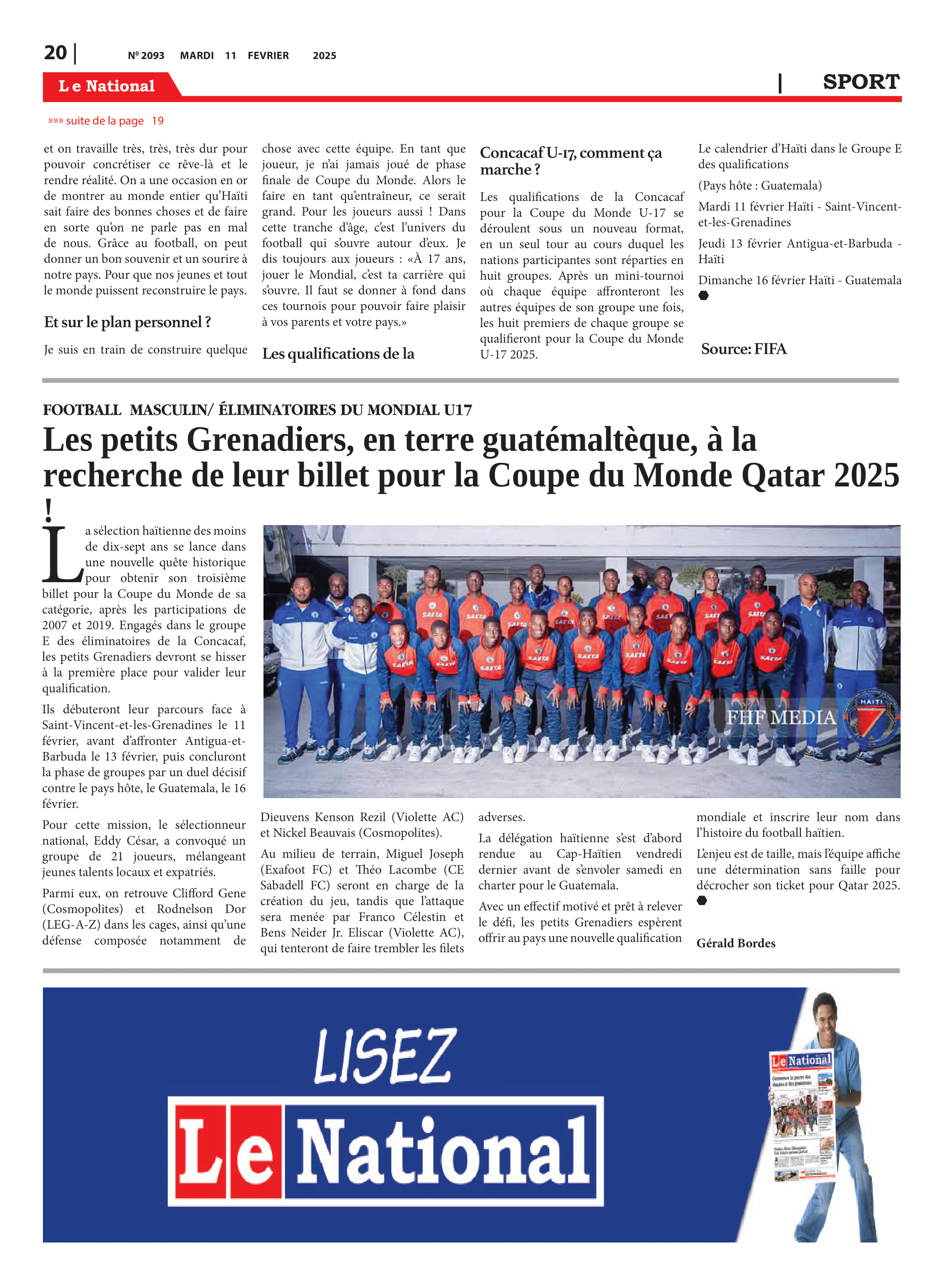 Page 19 de l'édition 2093