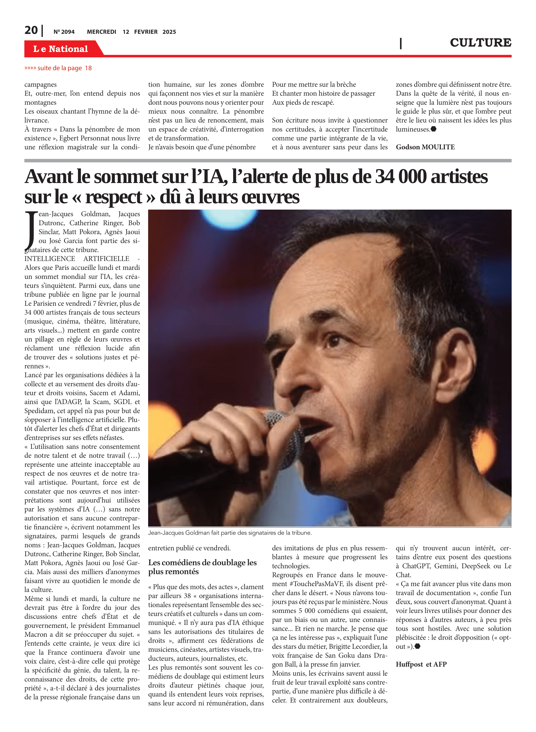 Page 20 de l'édition 2094