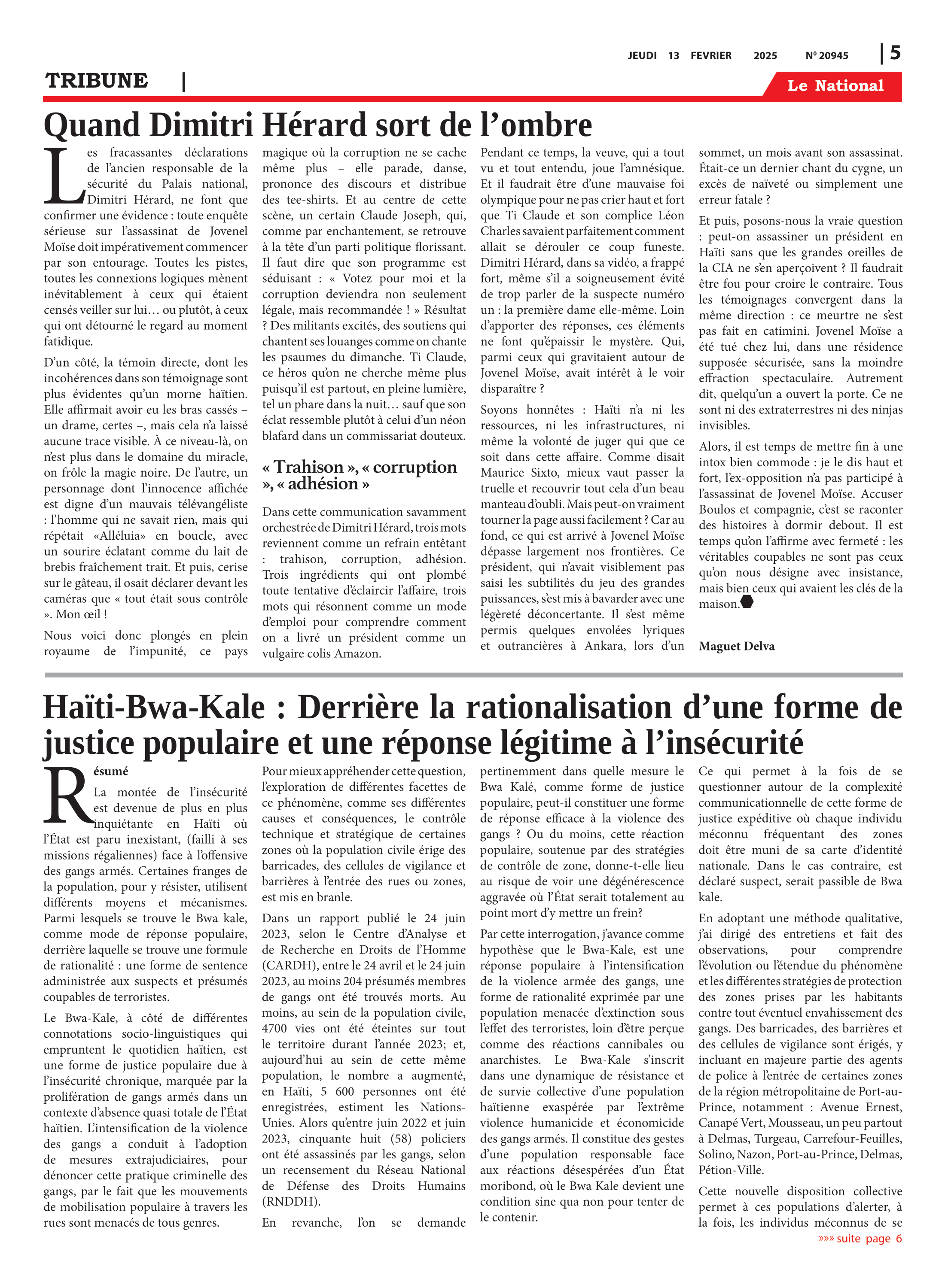 Page 5 de l'édition 2095