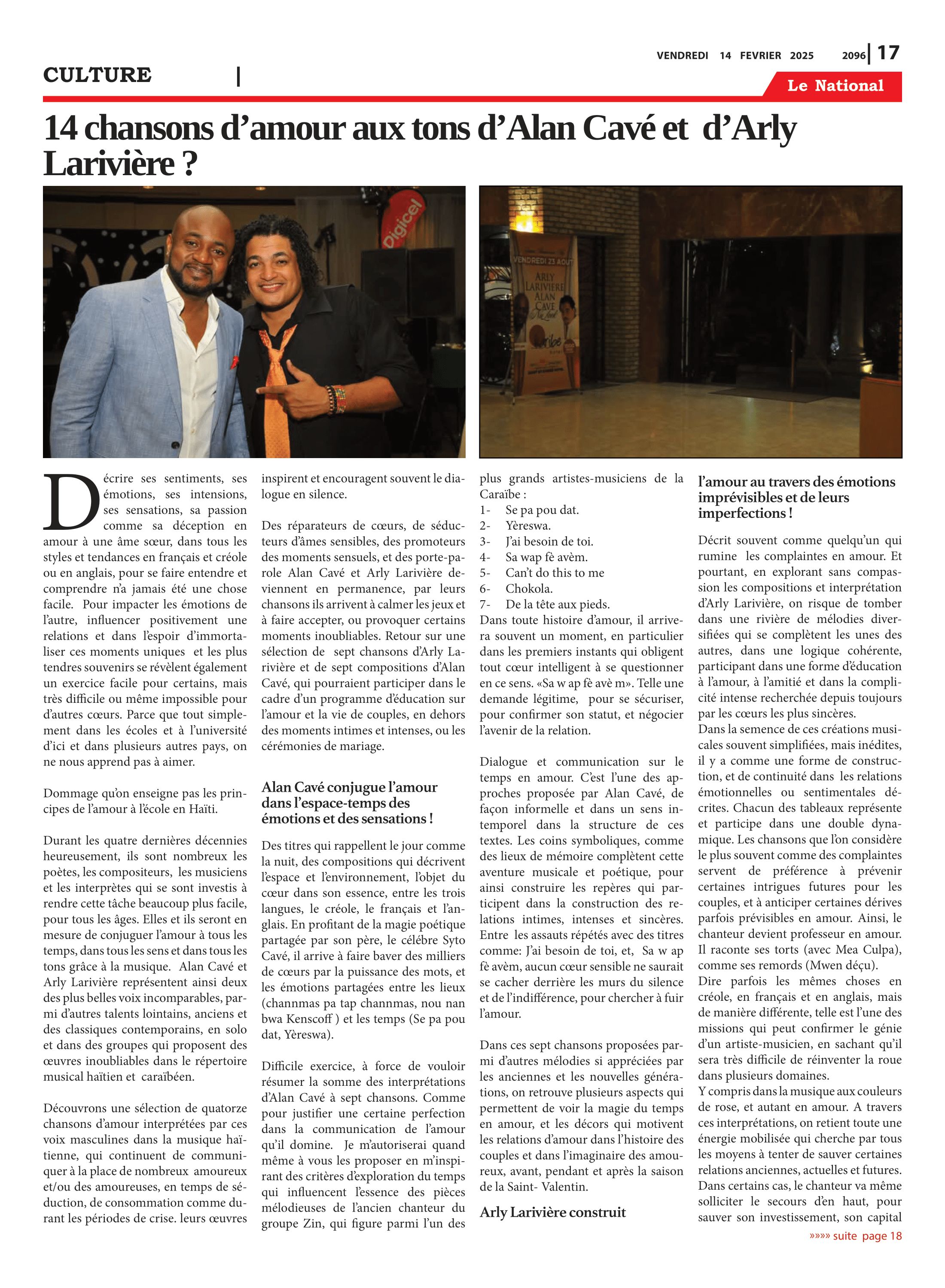 Page 17 de l'édition 2096
