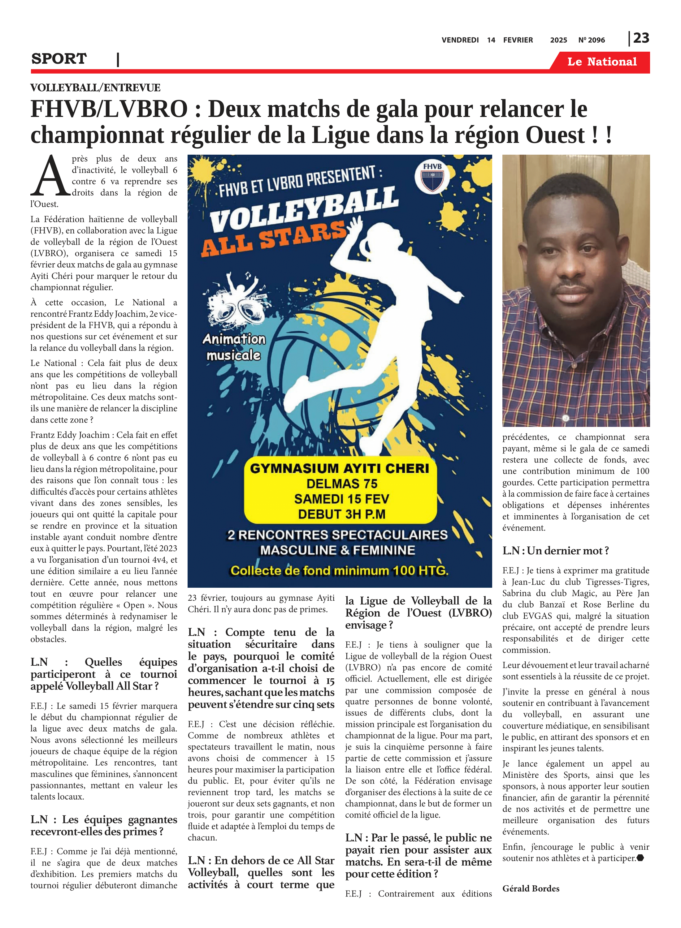 Page 23 de l'édition 2096