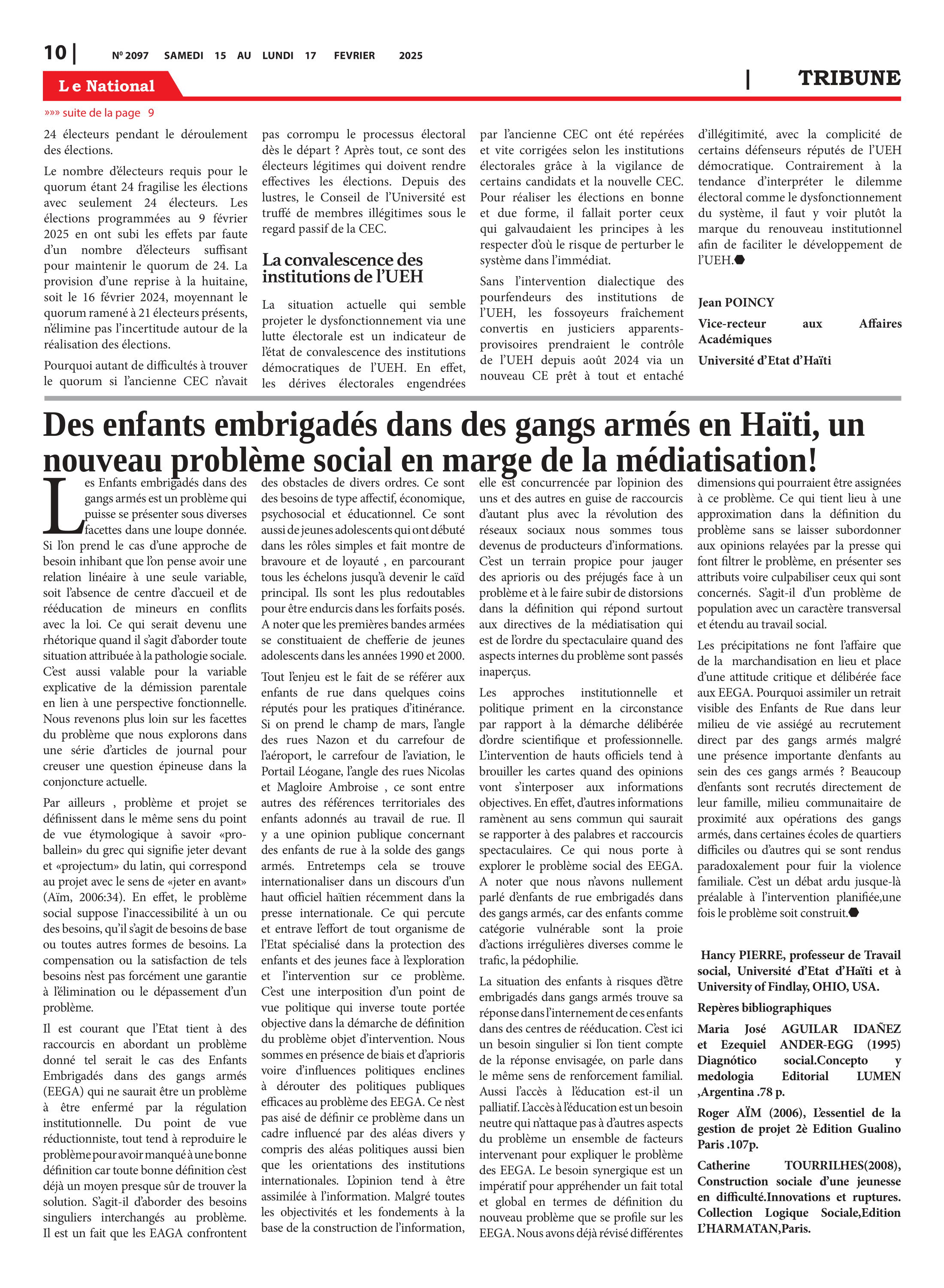 Page 10 de l'édition 2097