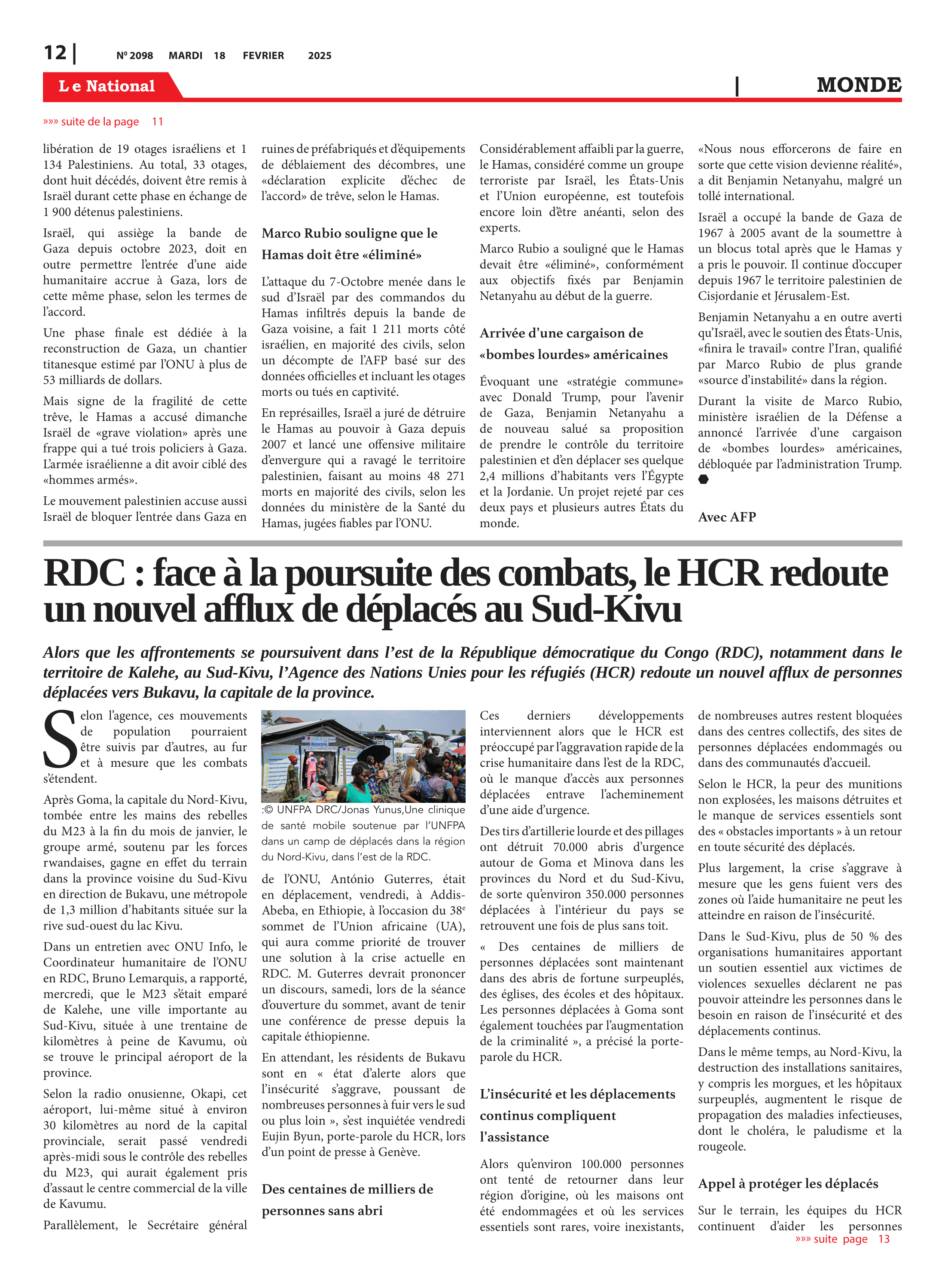 Page 12 de l'édition 2098
