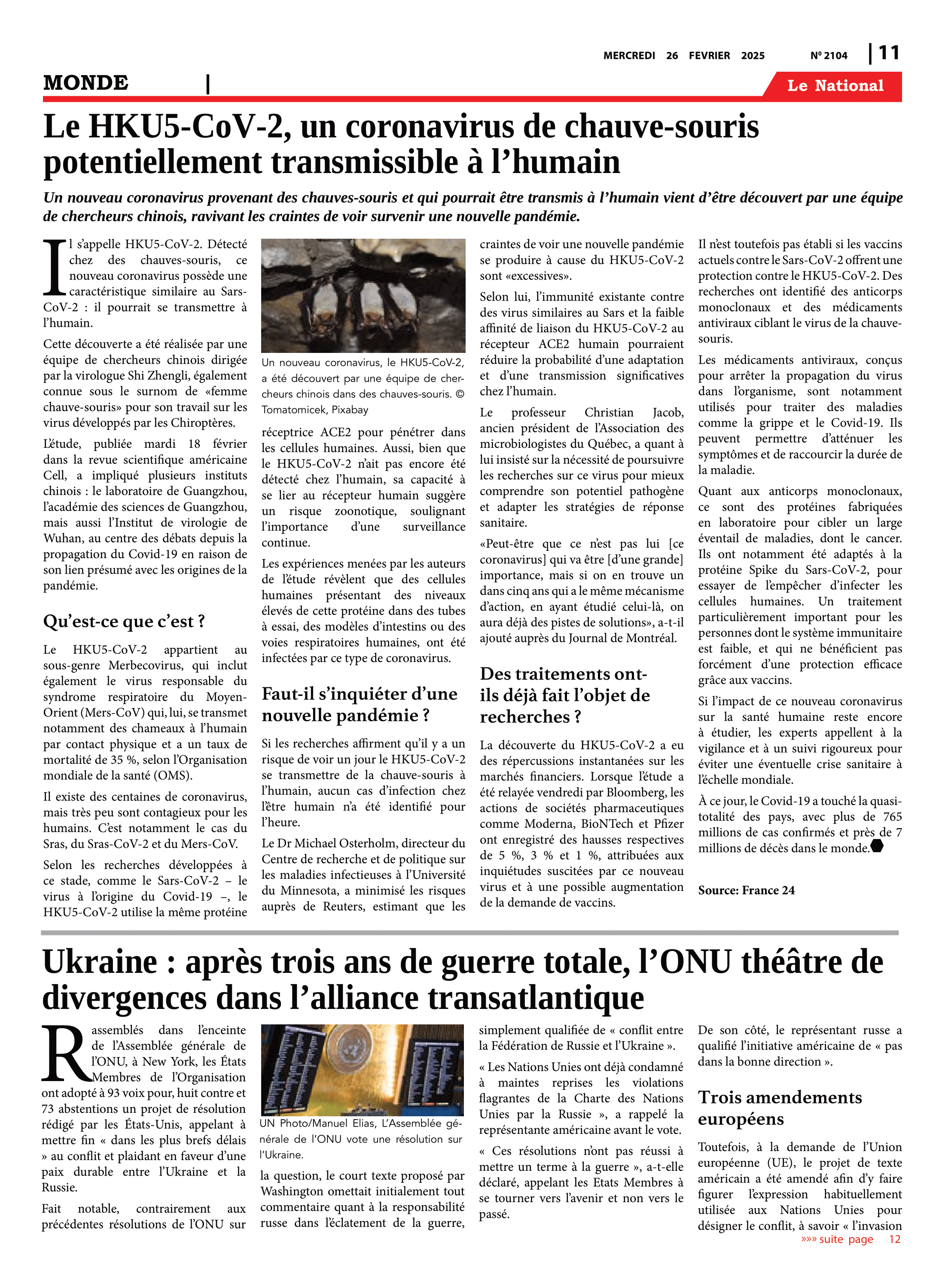 Page 11 de l'édition 2104
