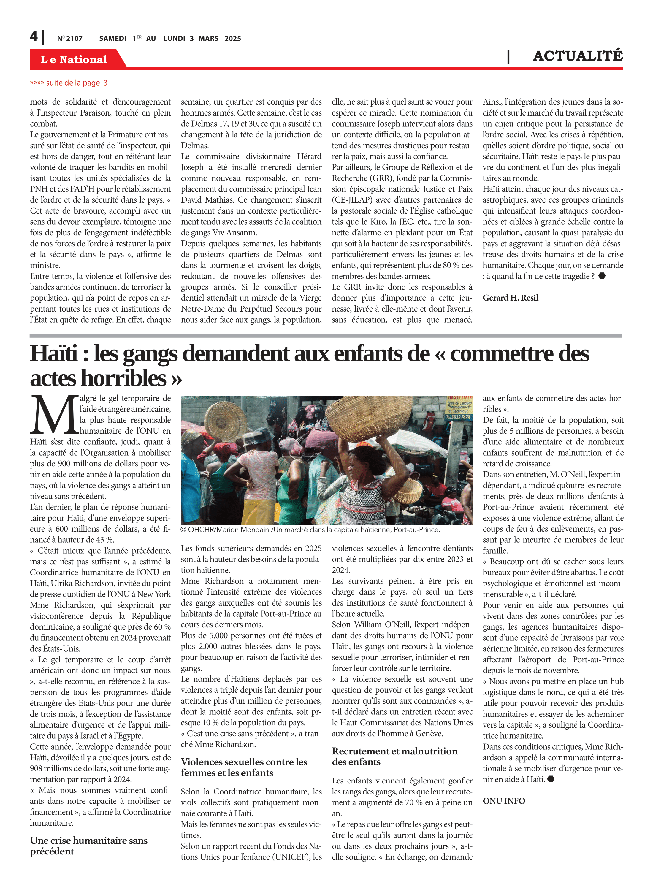 Page 4 de l'édition 2107