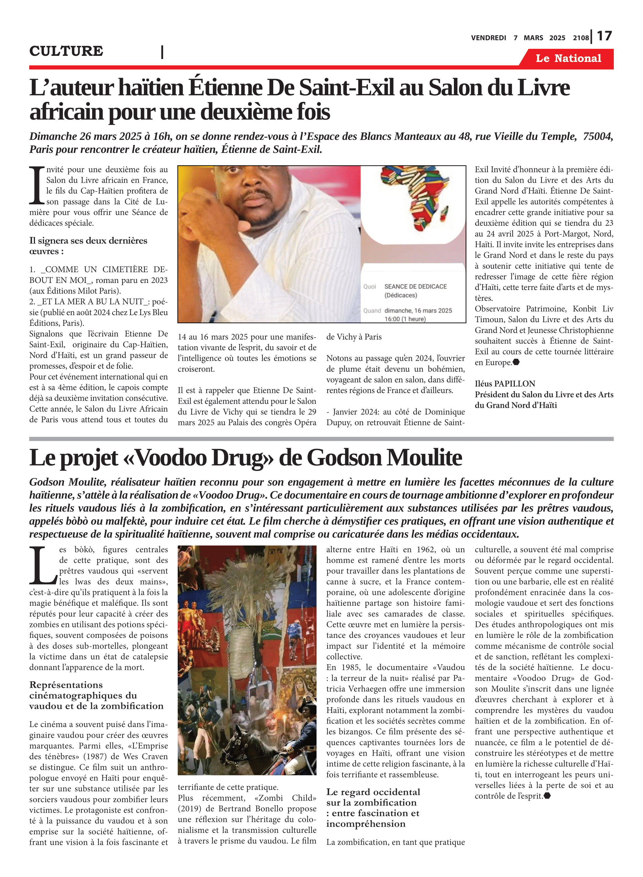 Page 18 de l'édition 2108