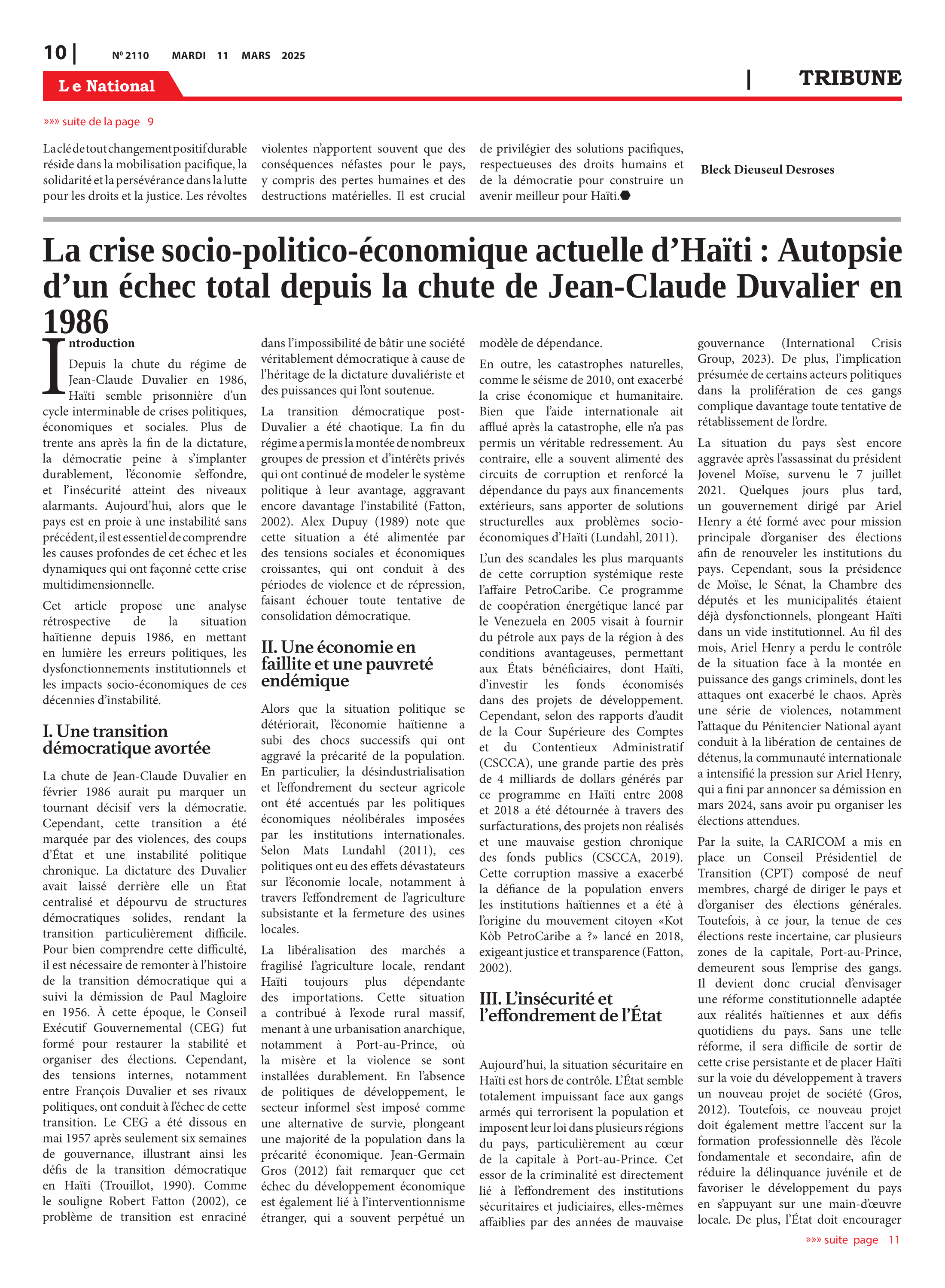 Page 10 de l'édition 2110