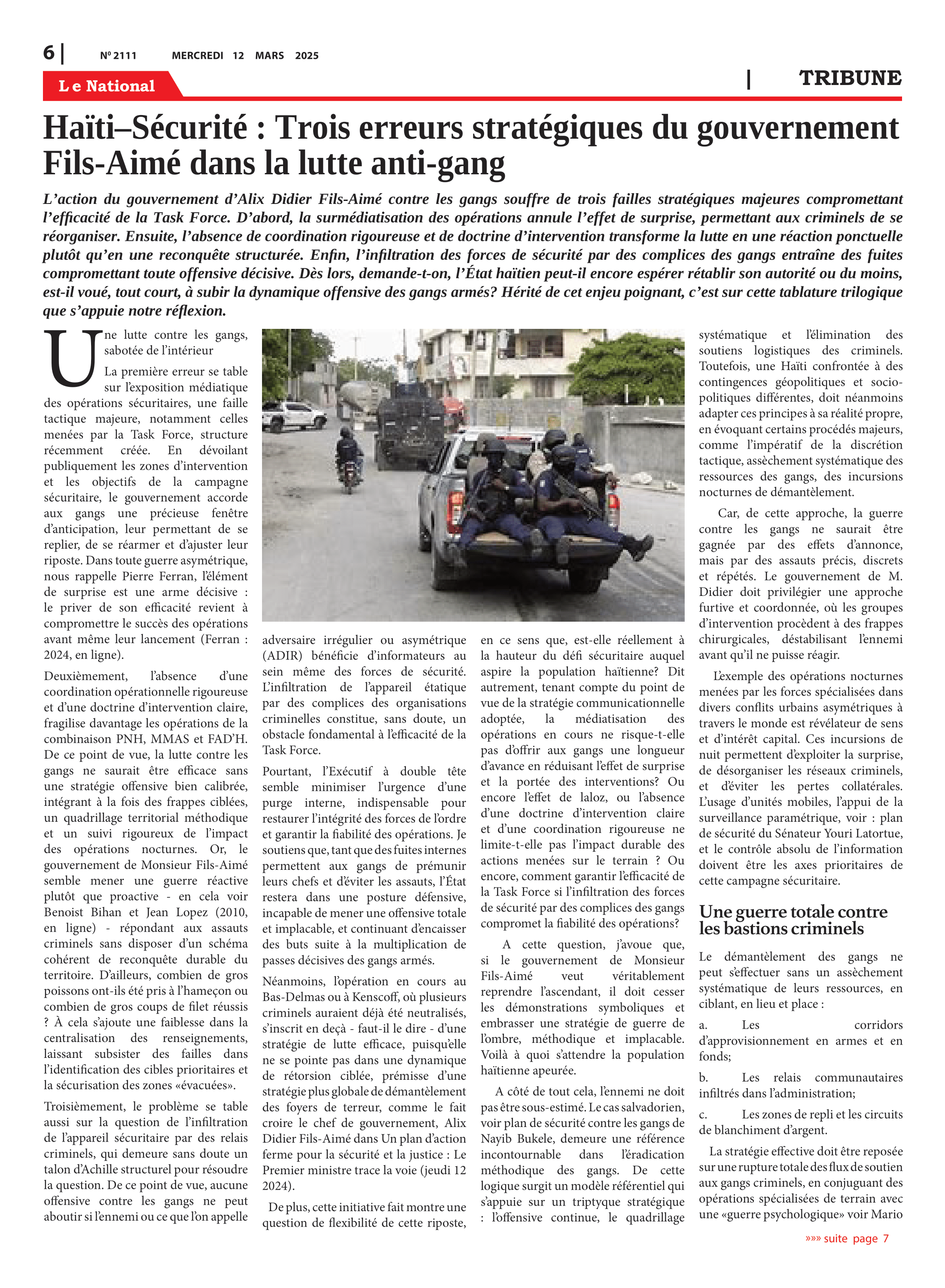 Page 6 de l'édition 2111