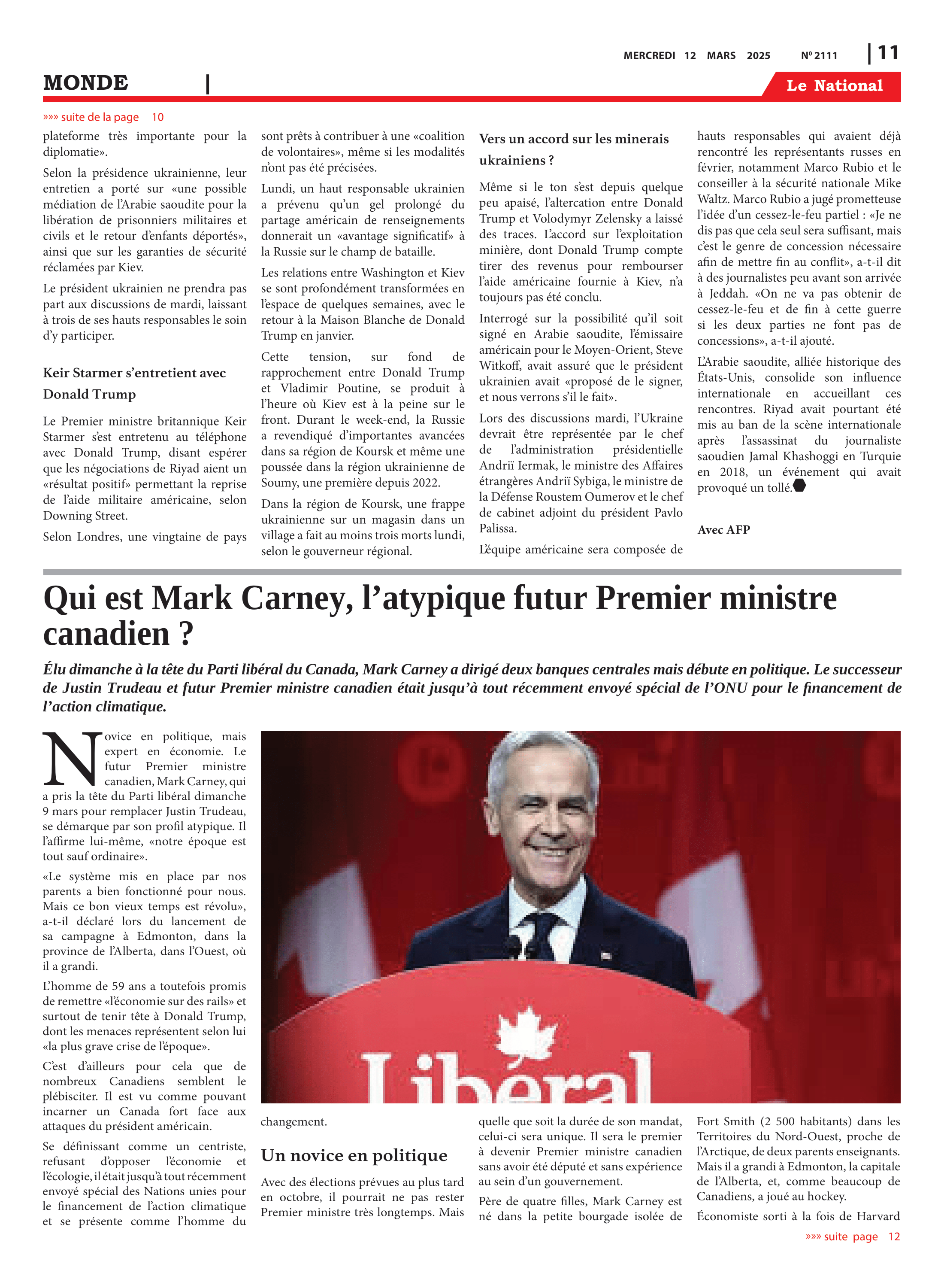 Page 11 de l'édition 2111