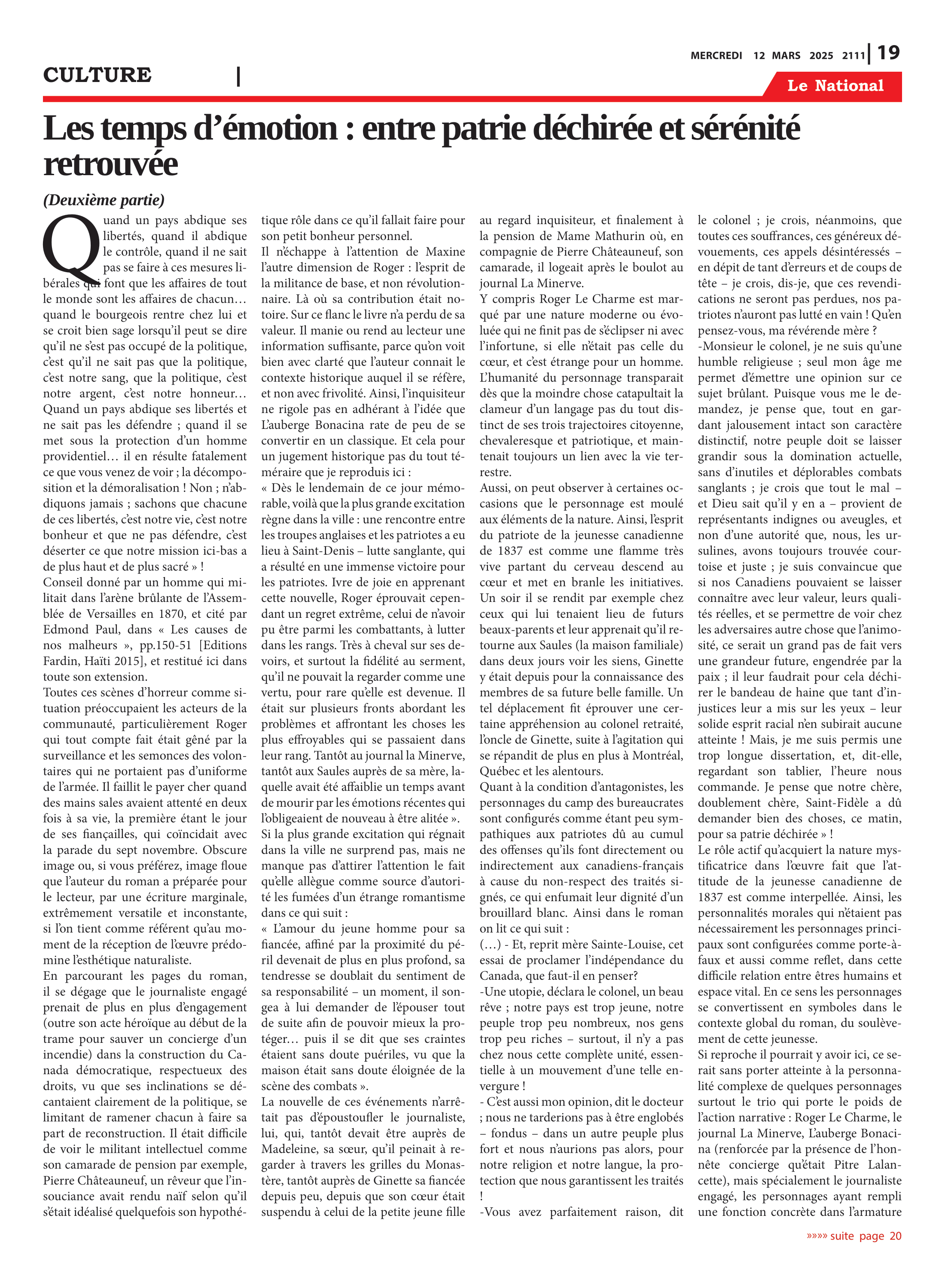 Page 19 de l'édition 2111