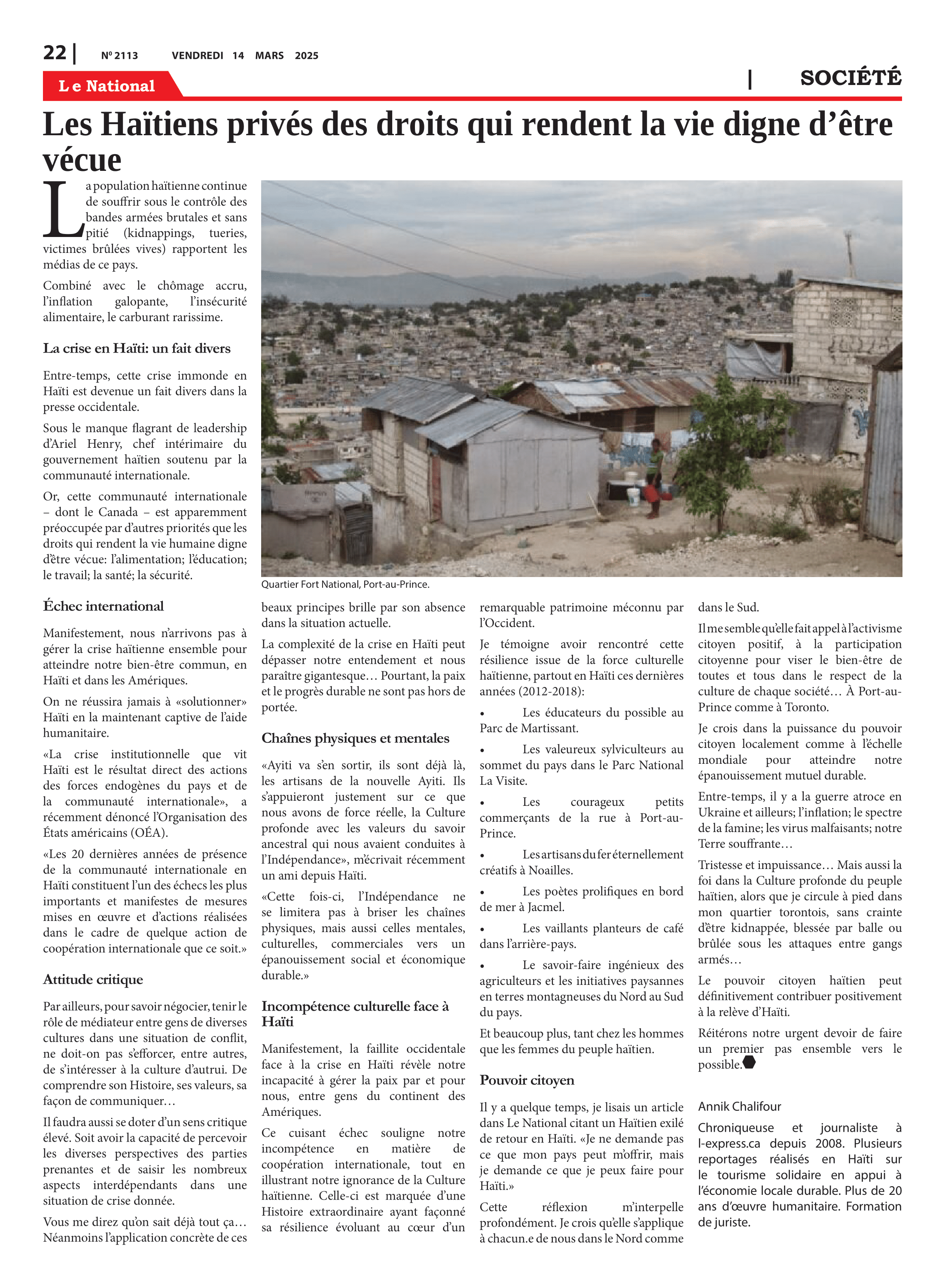 Page 22 de l'édition 2113
