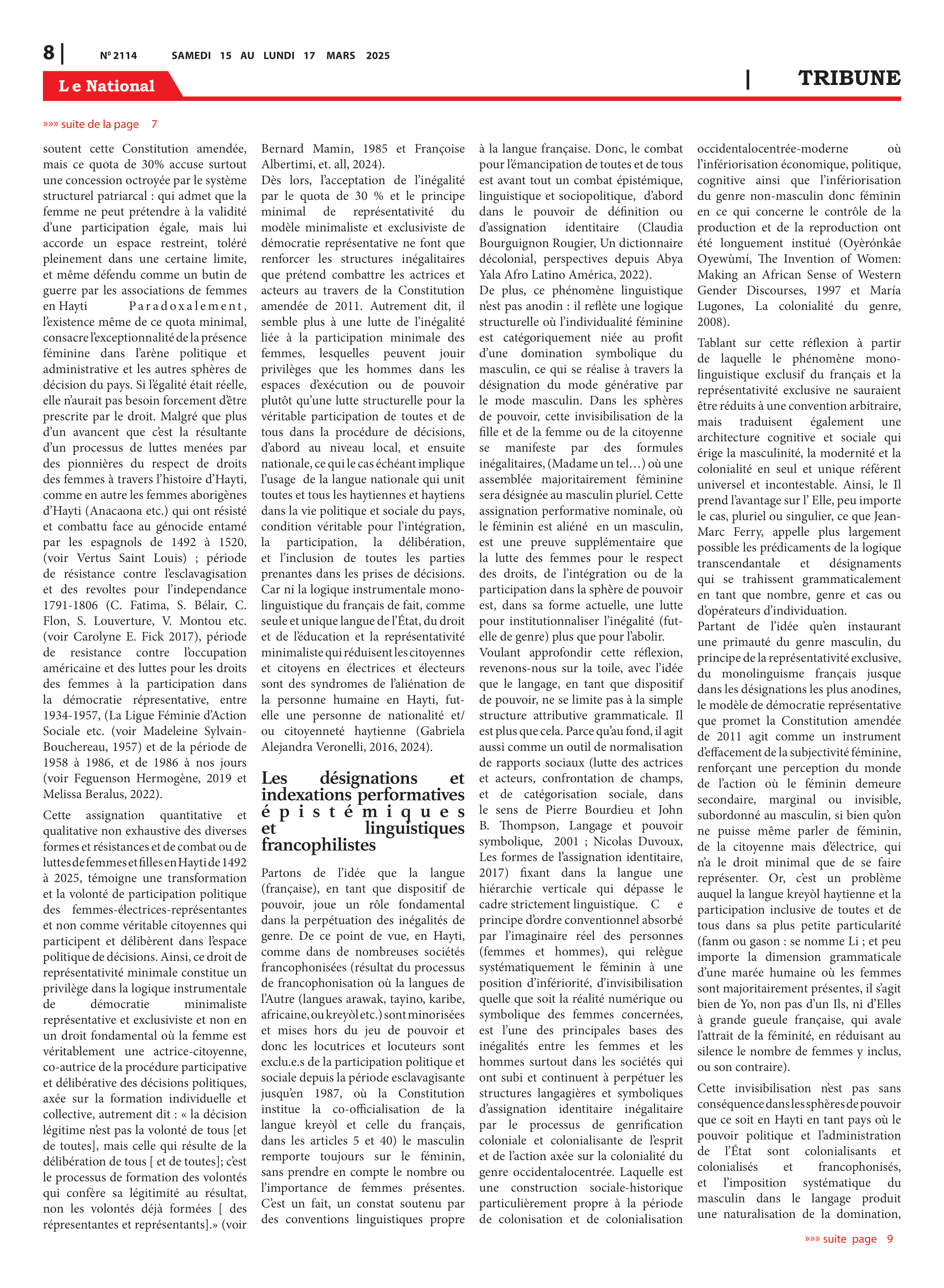 Page 8 de l'édition 2114