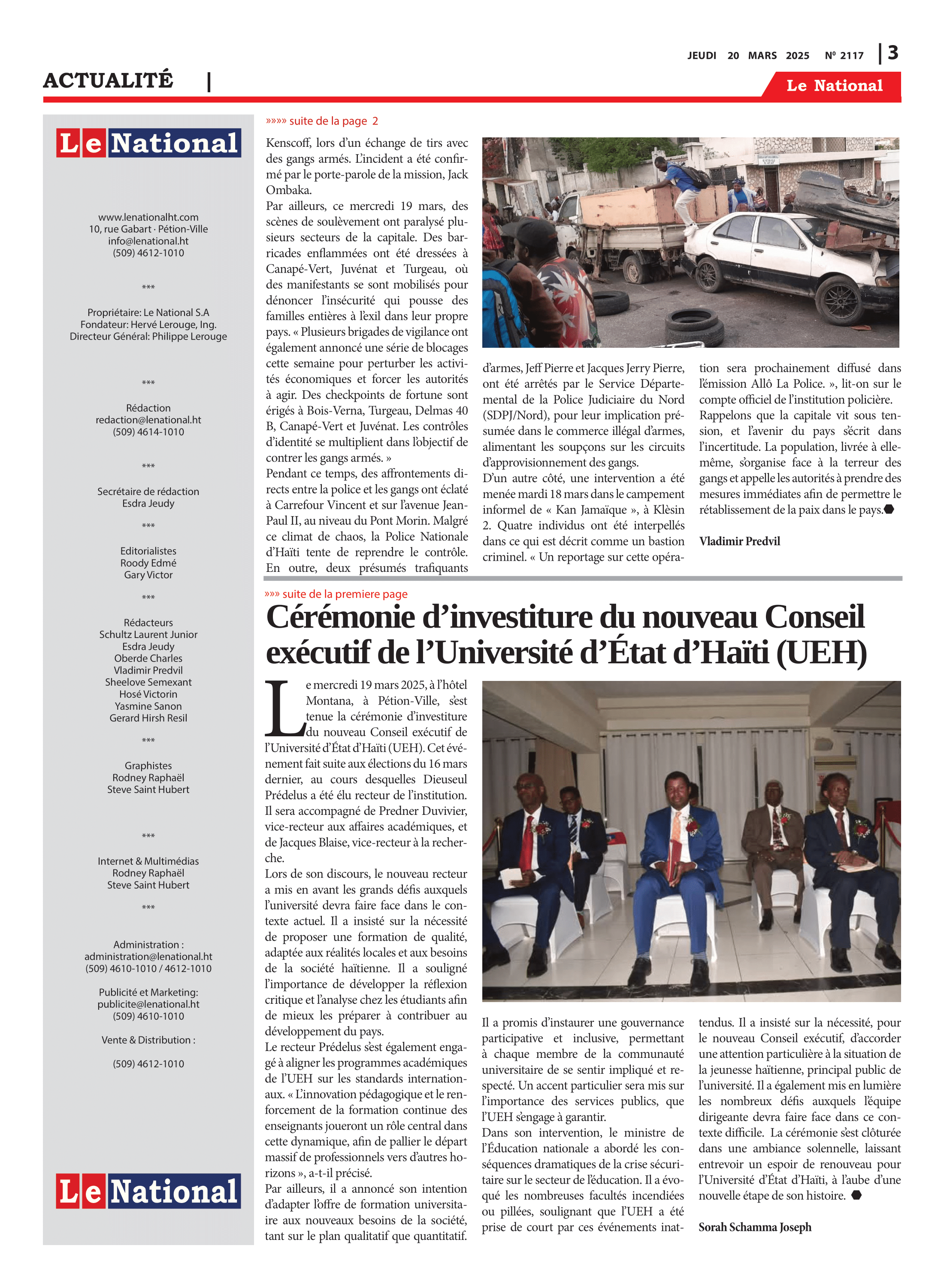 Page 3 de l'édition 2117