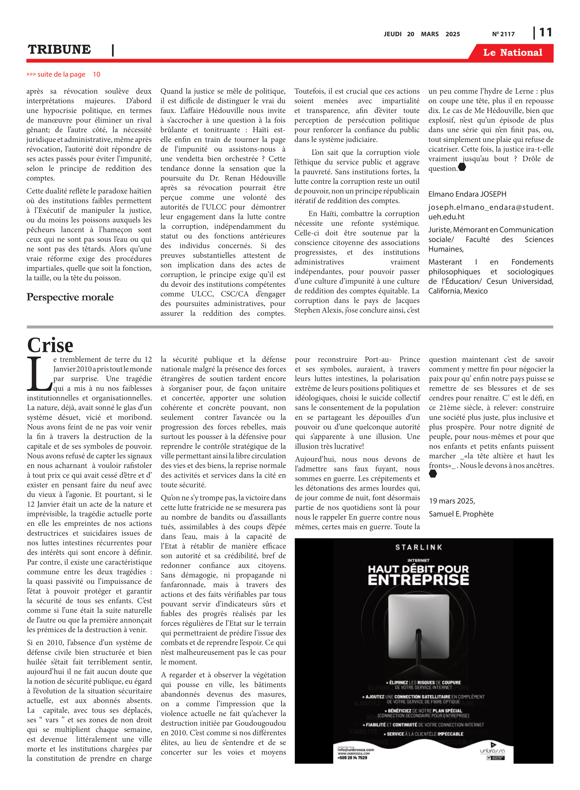 Page 11 de l'édition 2117