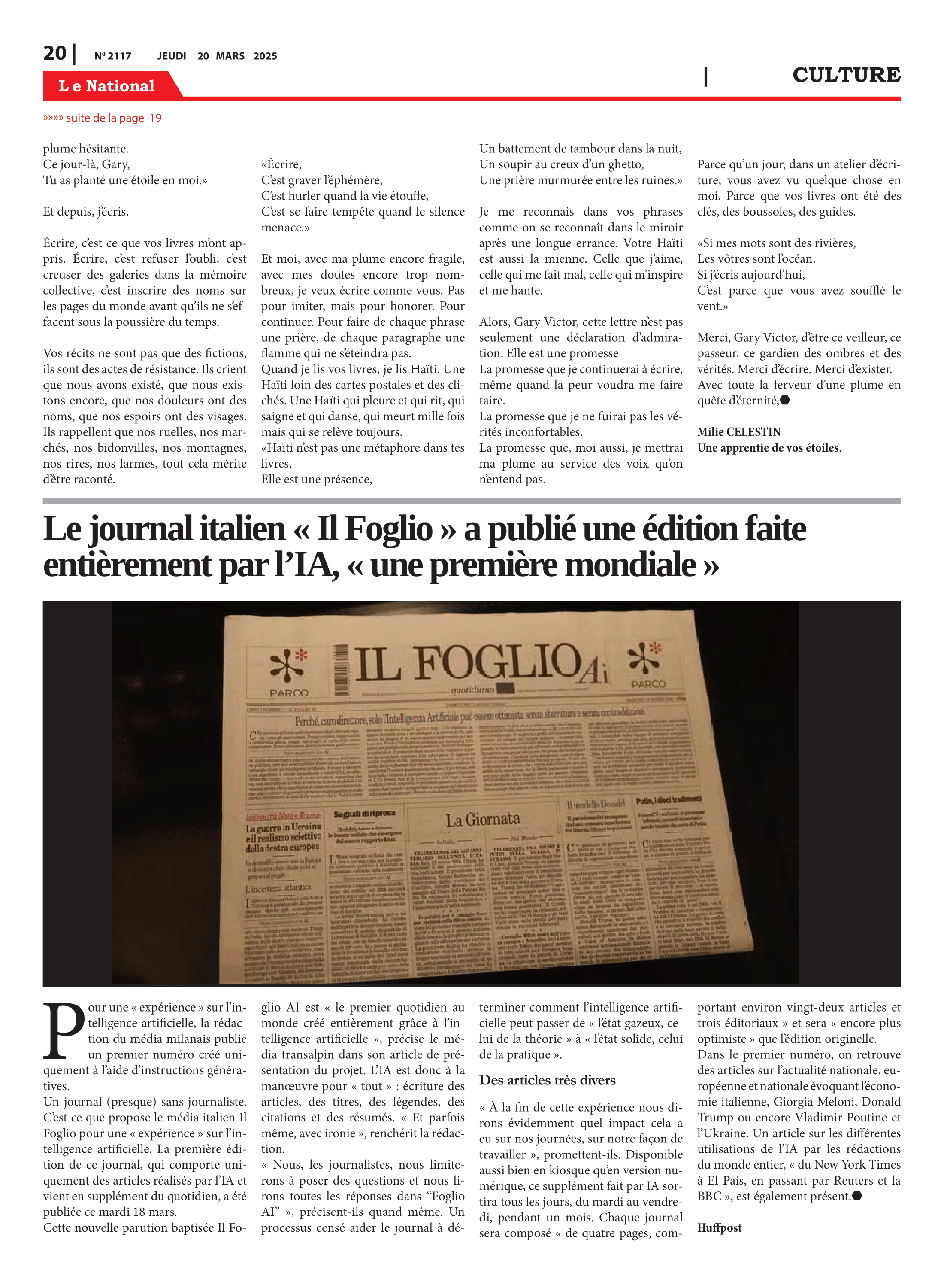 Page 20 de l'édition 2117