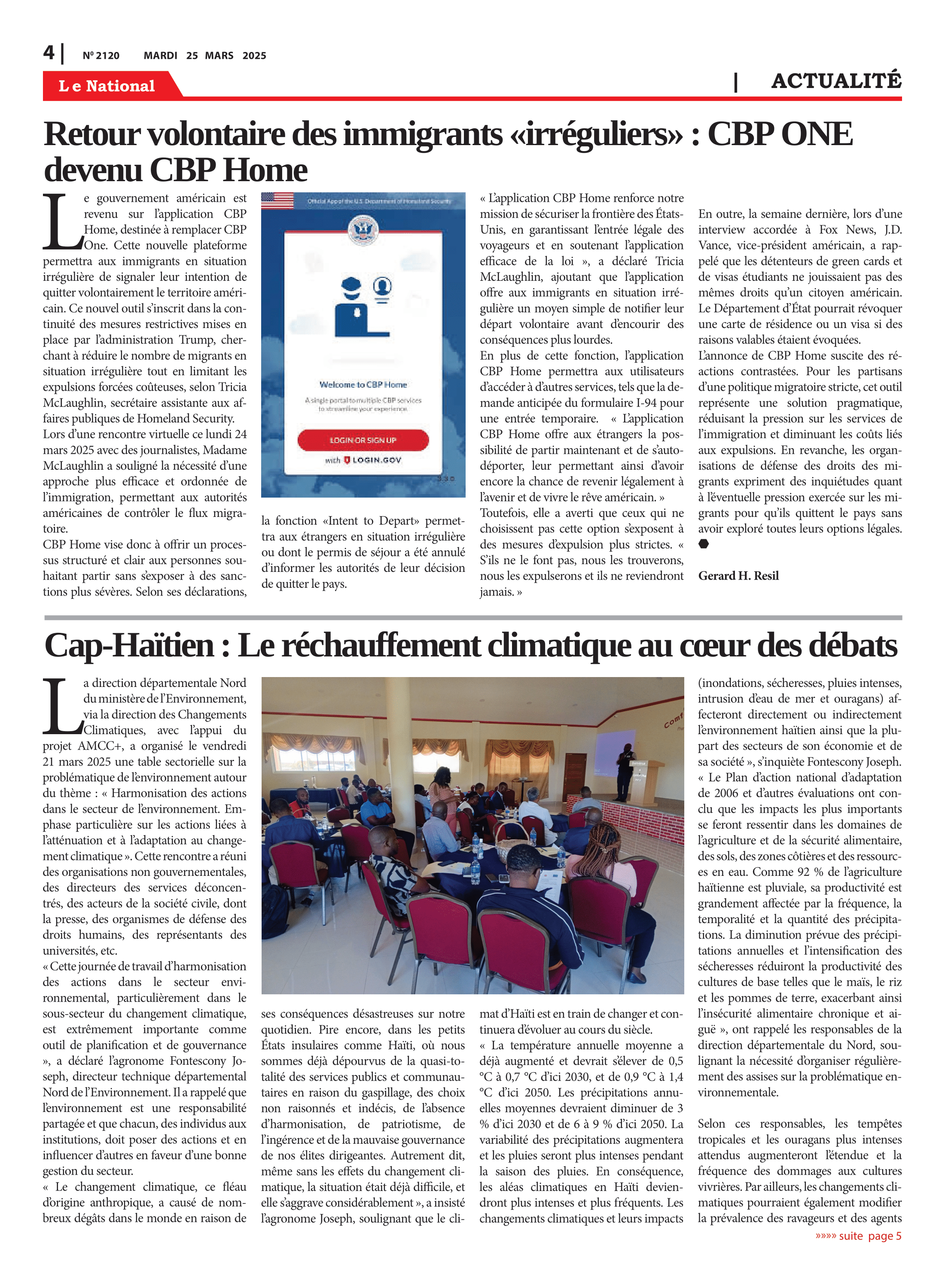 Page 4 de l'édition 2120