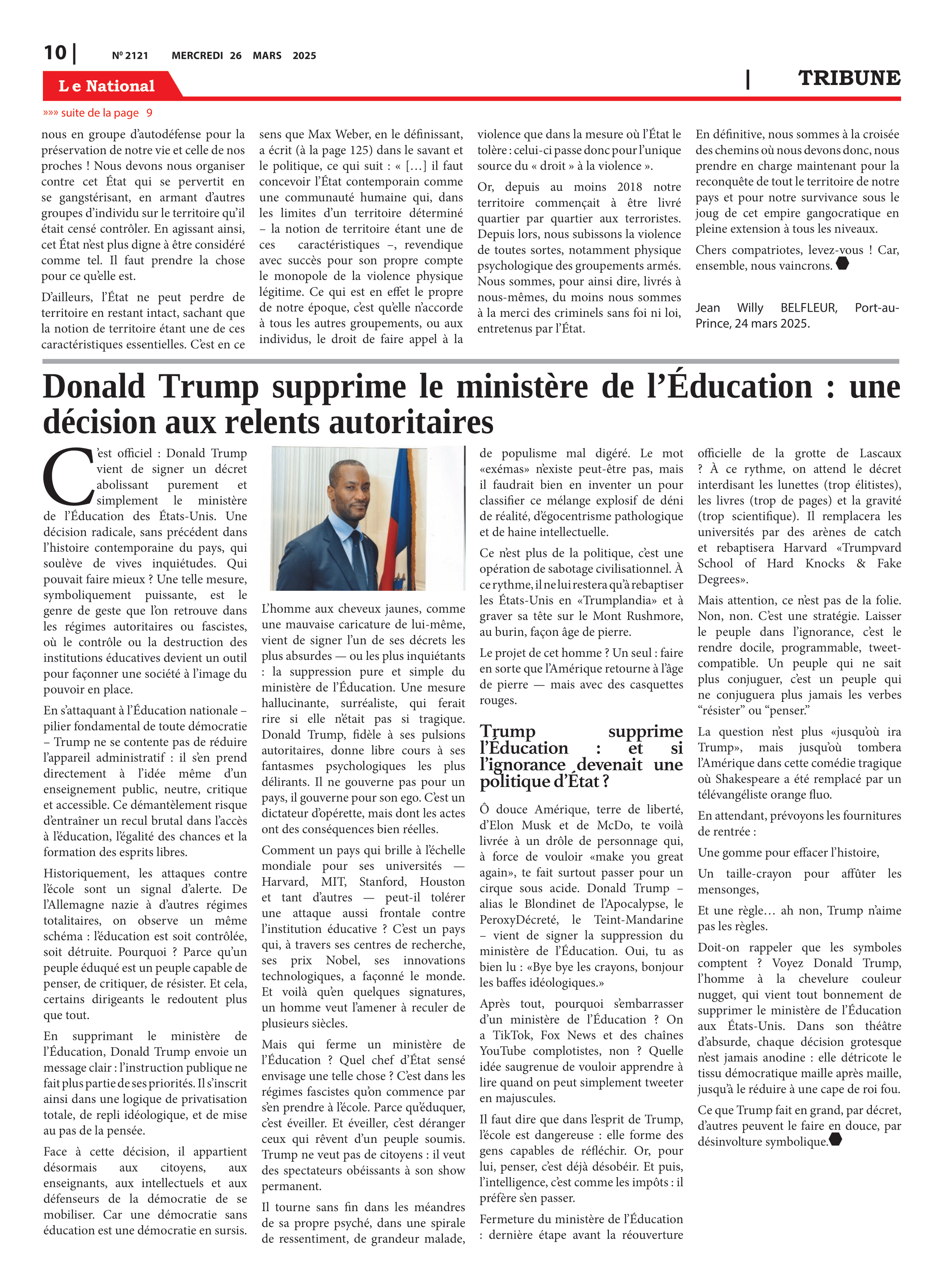 Page 10 de l'édition 2121