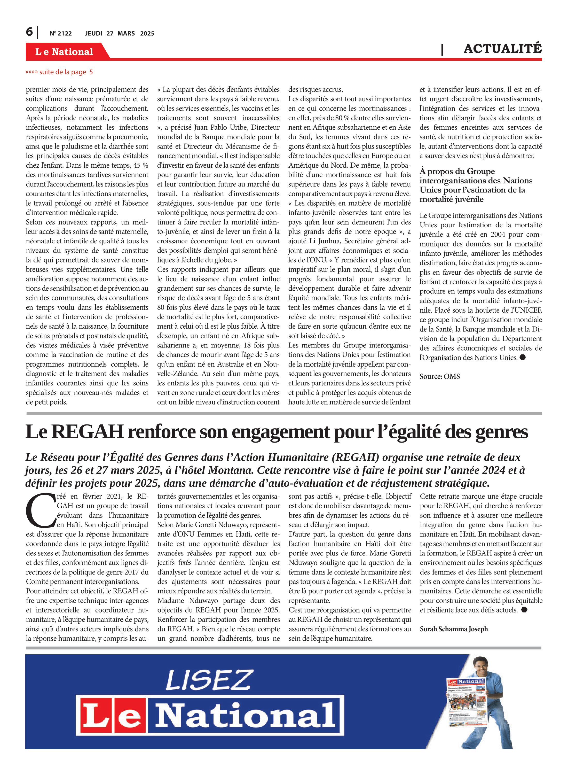 Page 6 de l'édition 2122