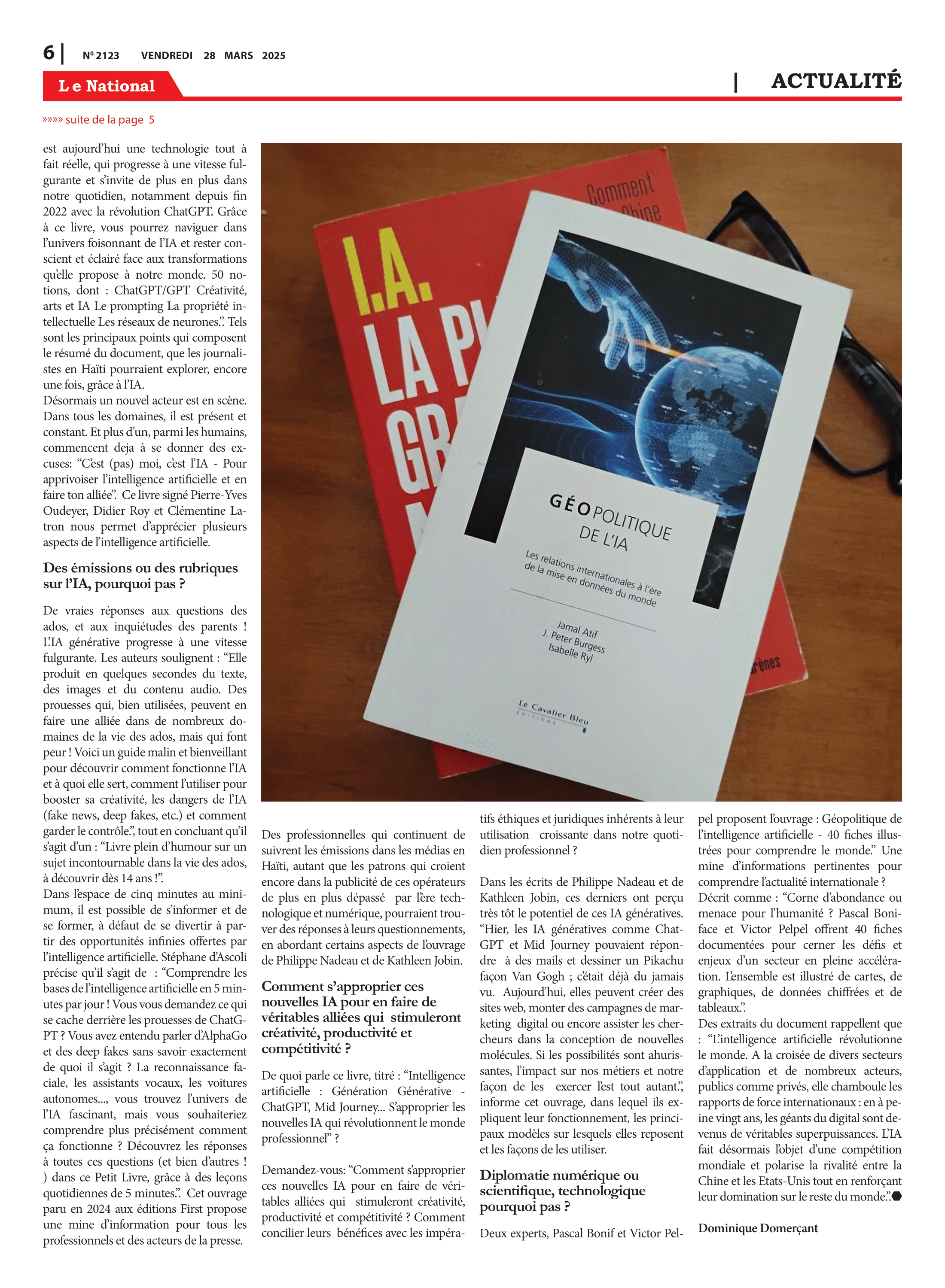 Page 6 de l'édition 2123