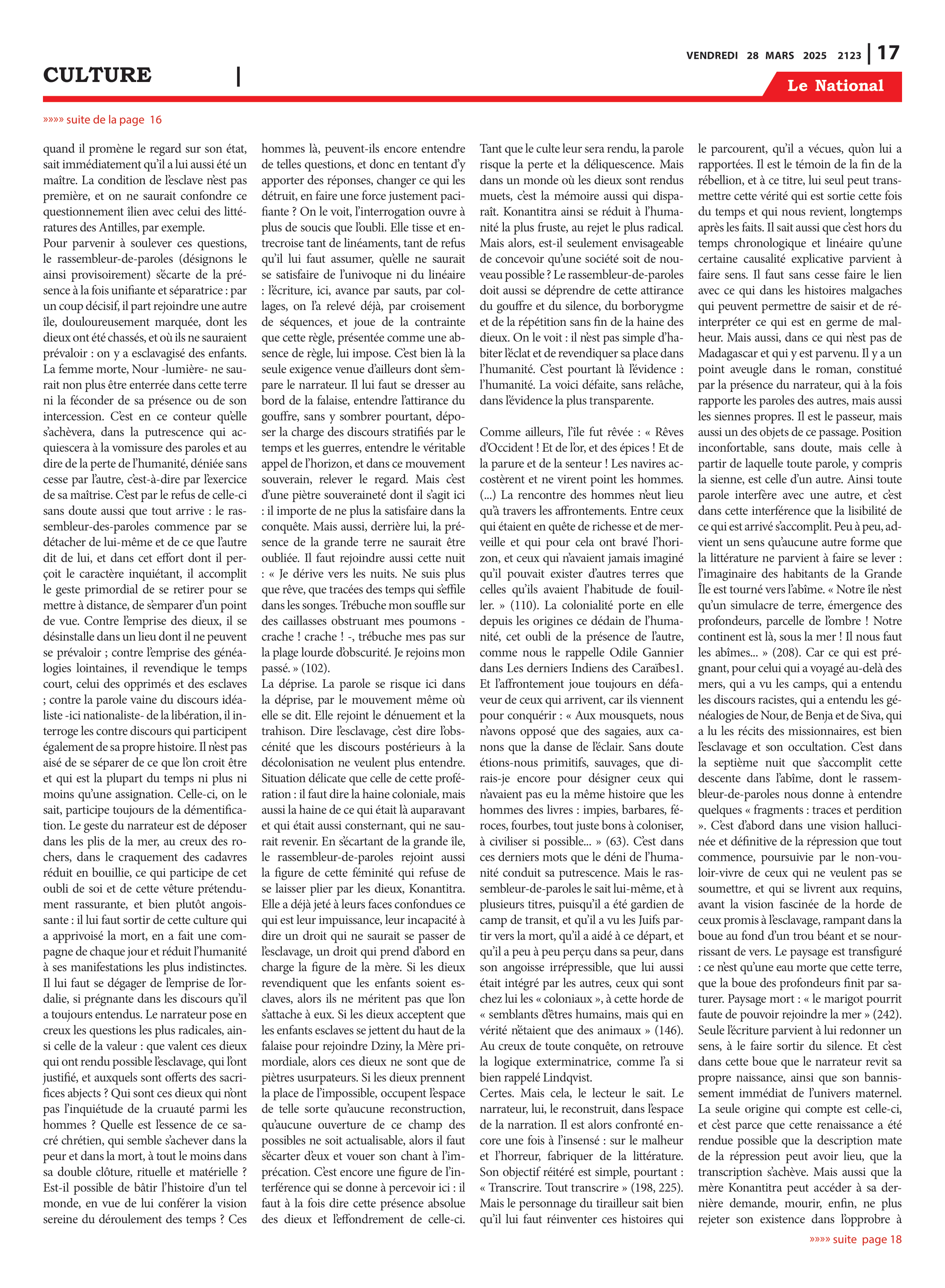 Page 17 de l'édition 2123