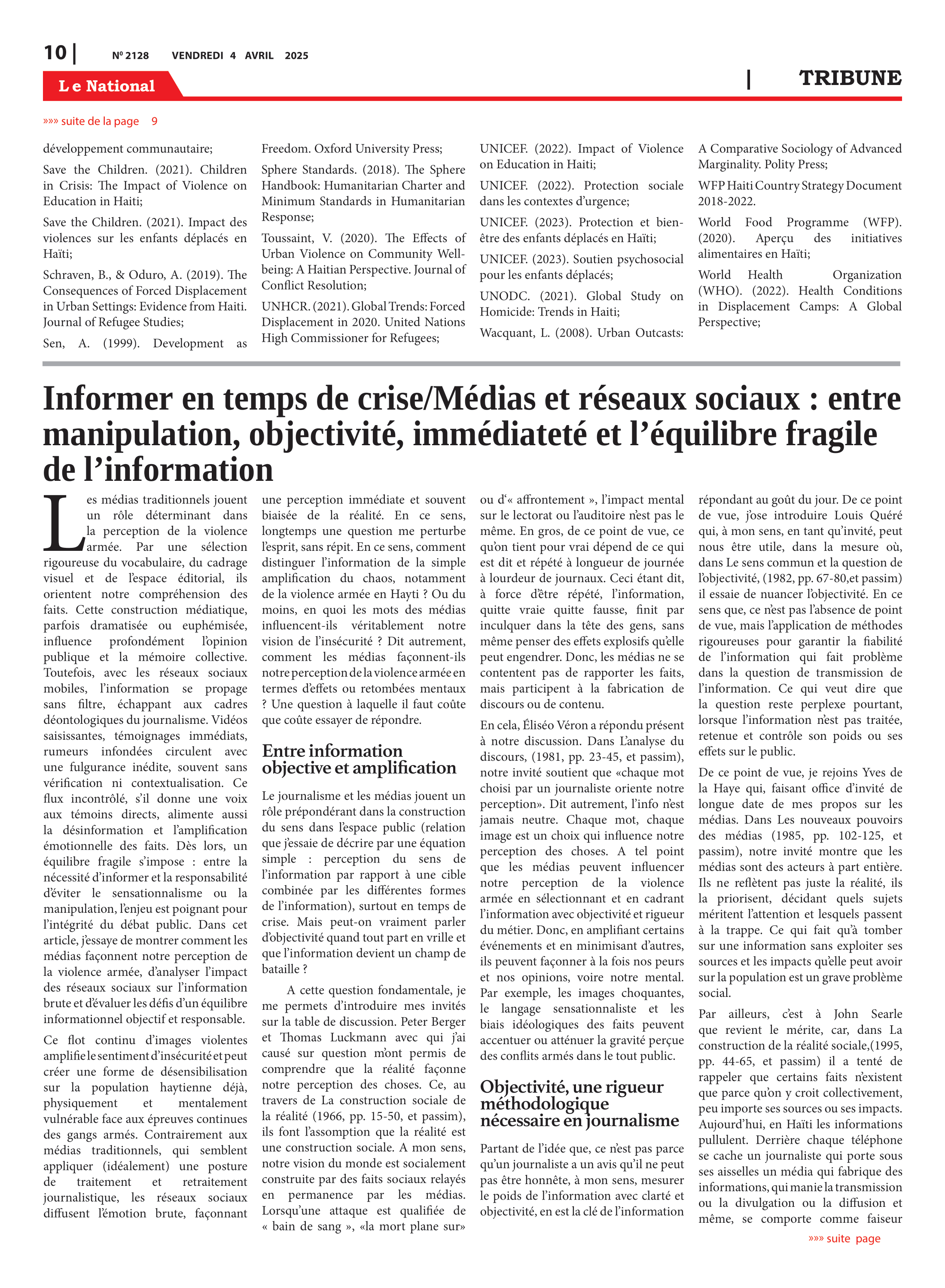 Page 10 de l'édition 2128