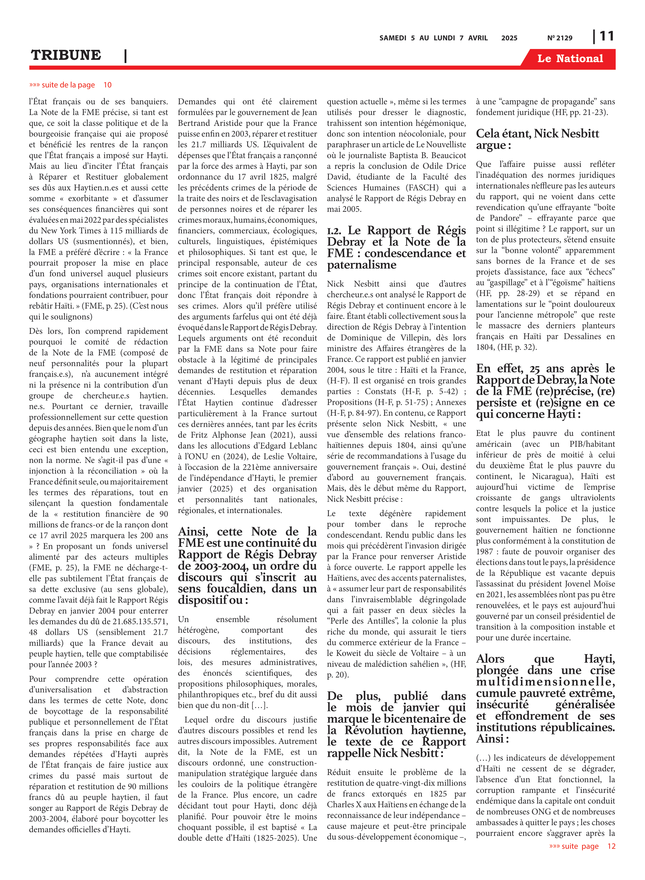Page 11 de l'édition 2129